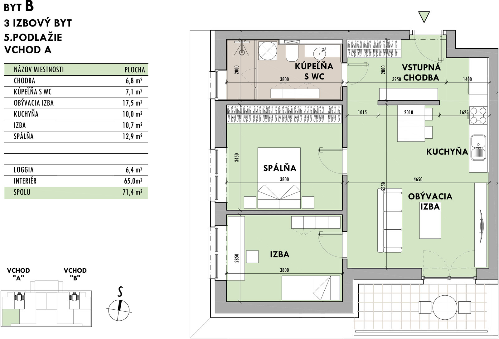 Rezidencia Potôčik - B5 - Pôdorys