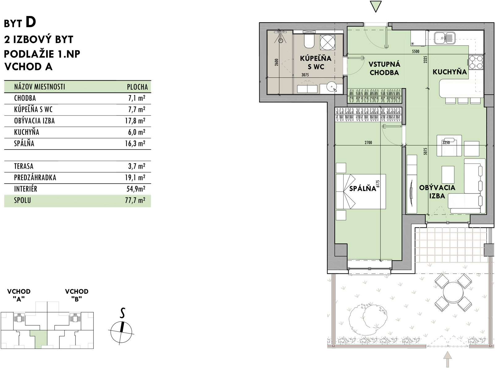 Rezidencia Potôčik - D1 - Pôdorys