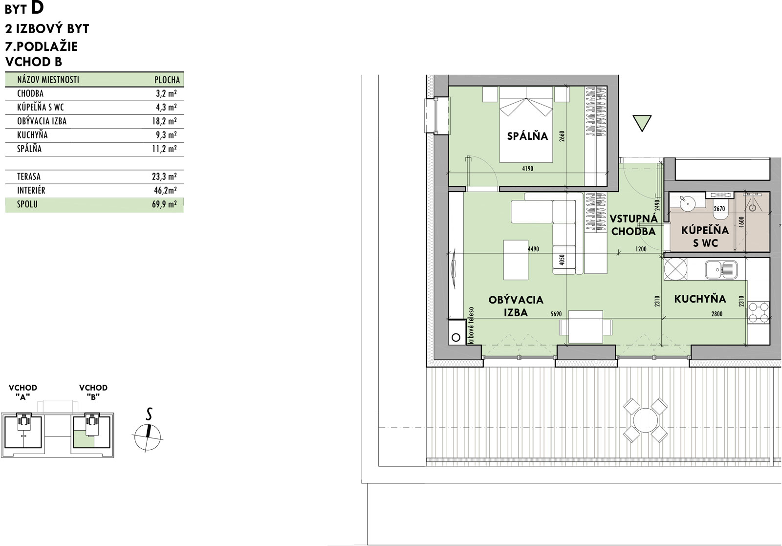 Rezidencia Potôčik - D7 - Pôdorys