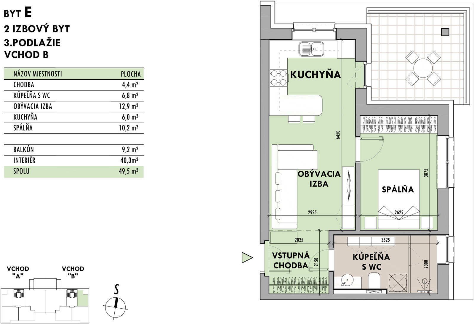 Rezidencia Potôčik - E3 - Pôdorys
