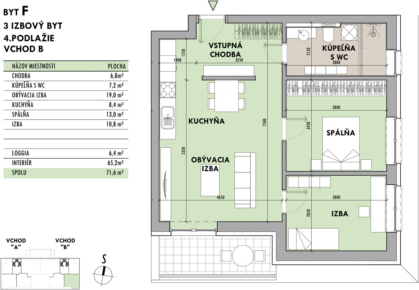 Rezidencia Potôčik - F4 - Pôdorys