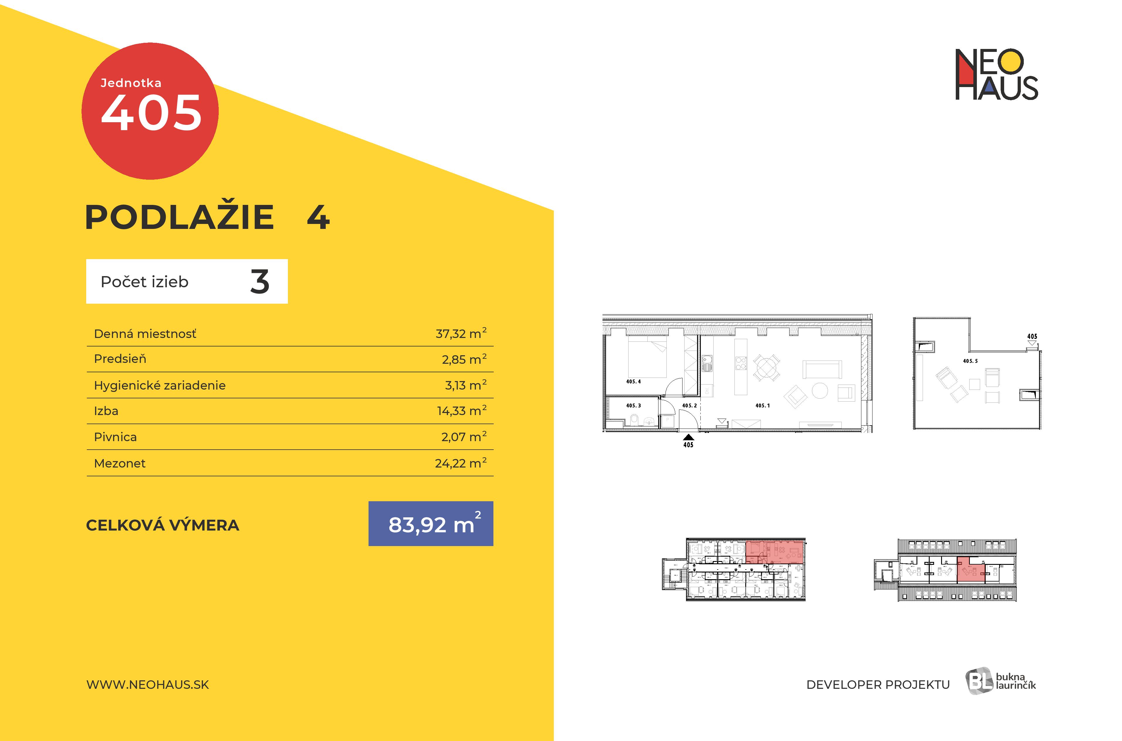 Neohaus - 405 - Pôdorys