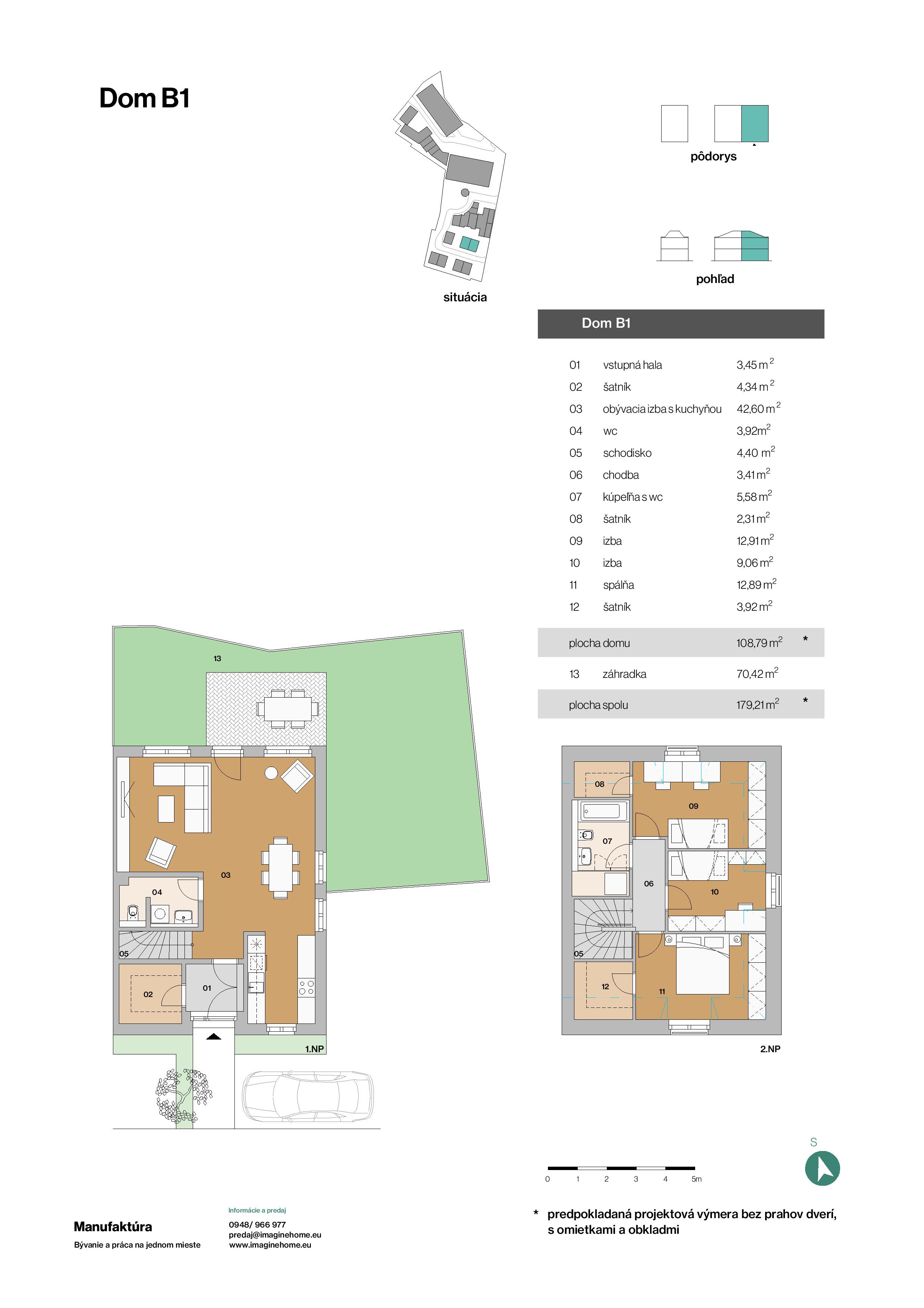 Manufaktúra - B1 - Pôdorys