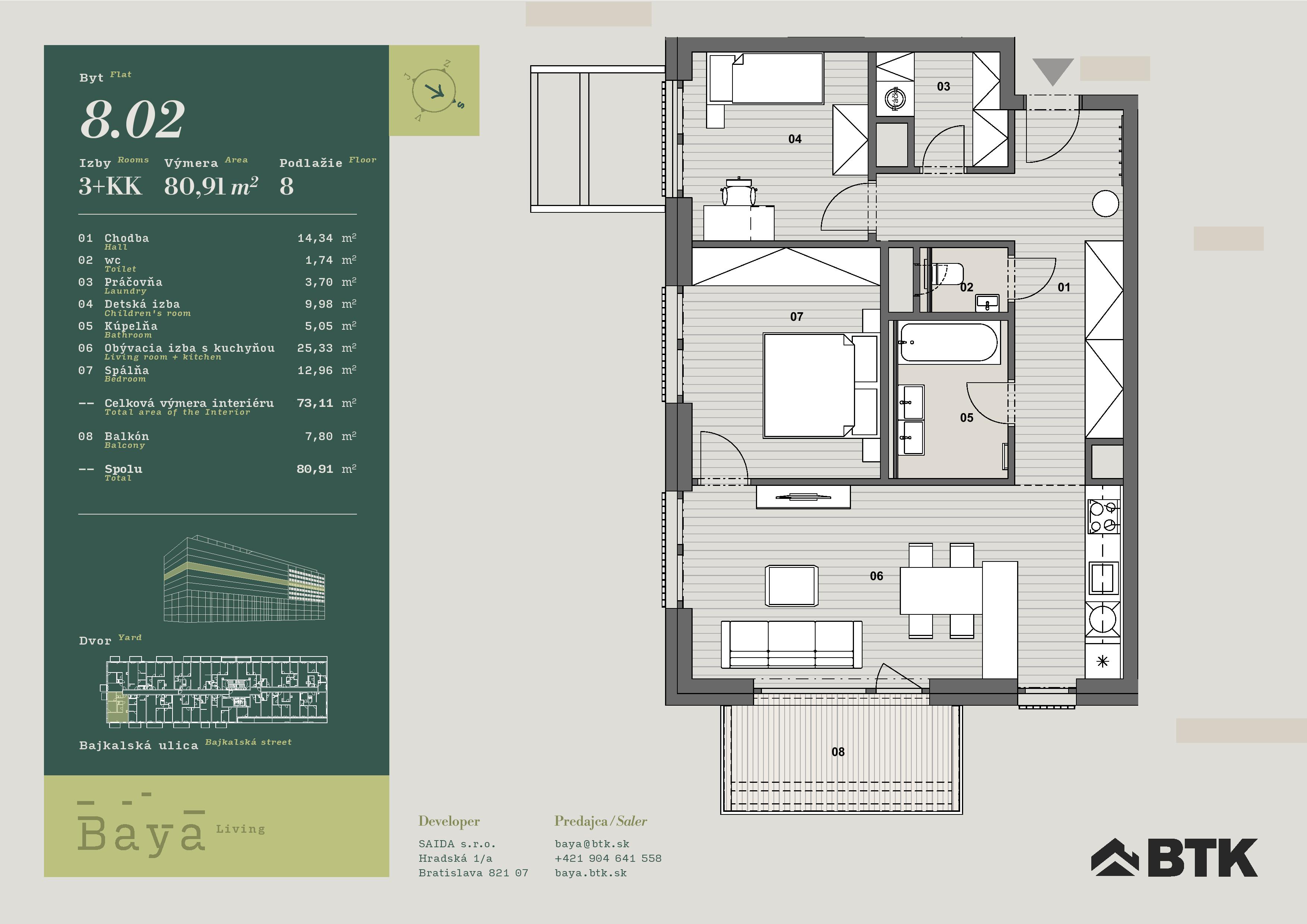 Baya - 8.02 - Pôdorys