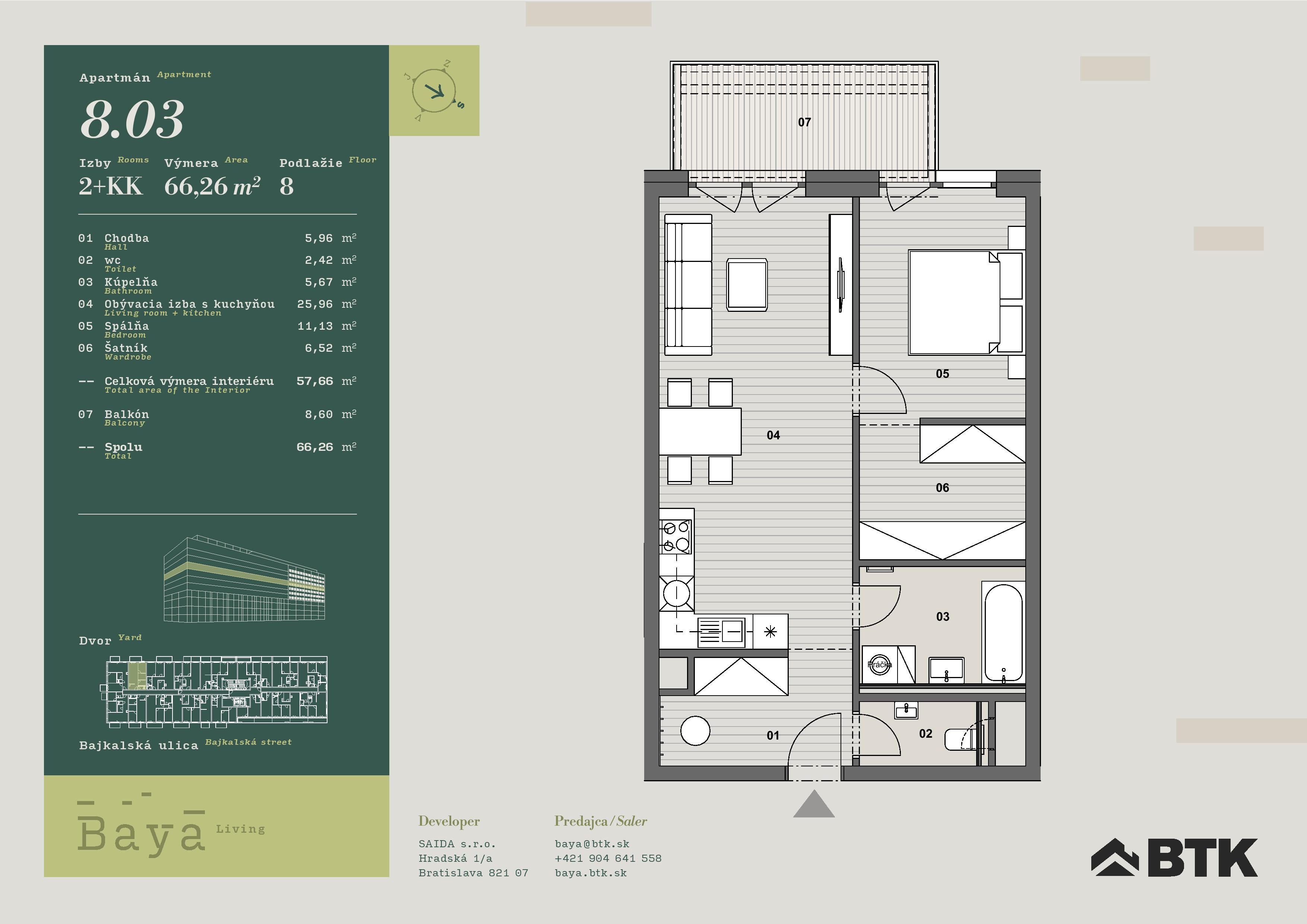 Baya - 8.03 - Pôdorys