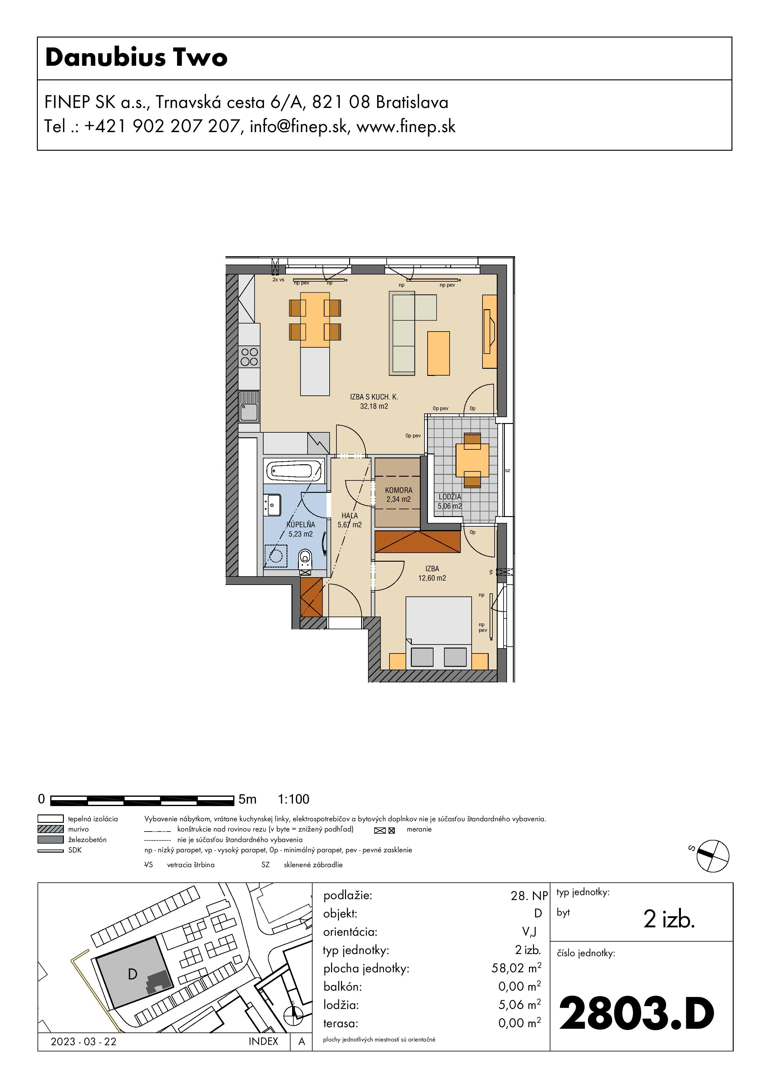 Danubius - 2803.D - Pôdorys