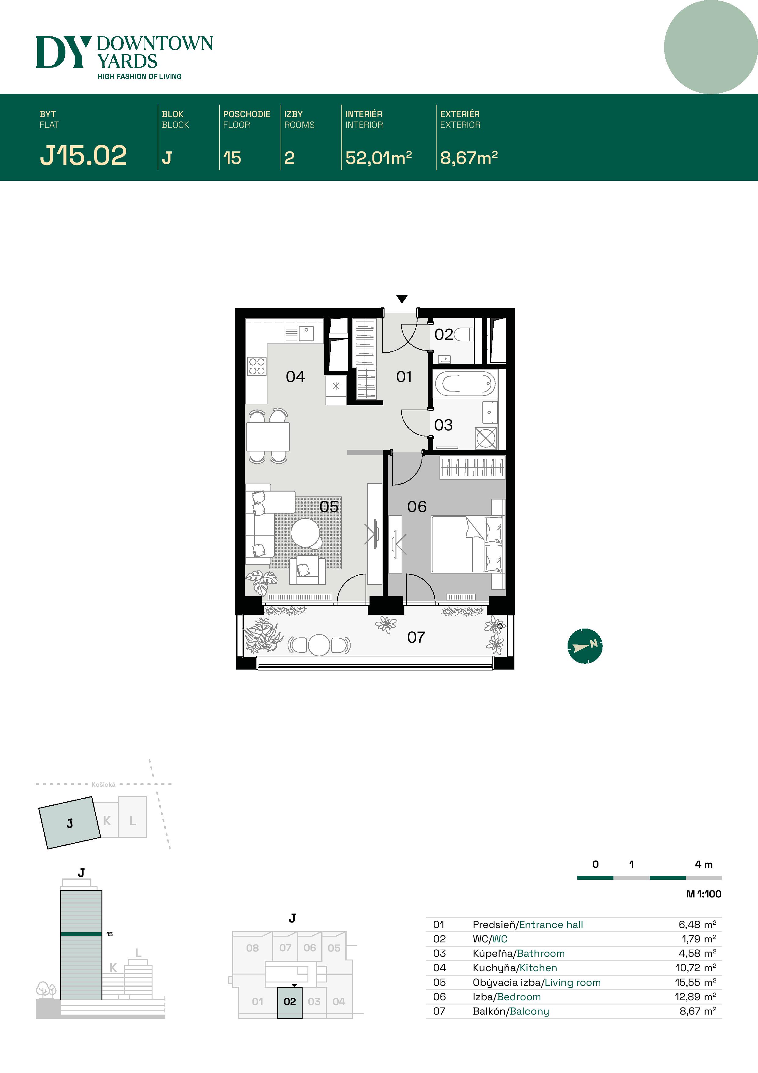 Downtown Yards - J15.02 - Pôdorys