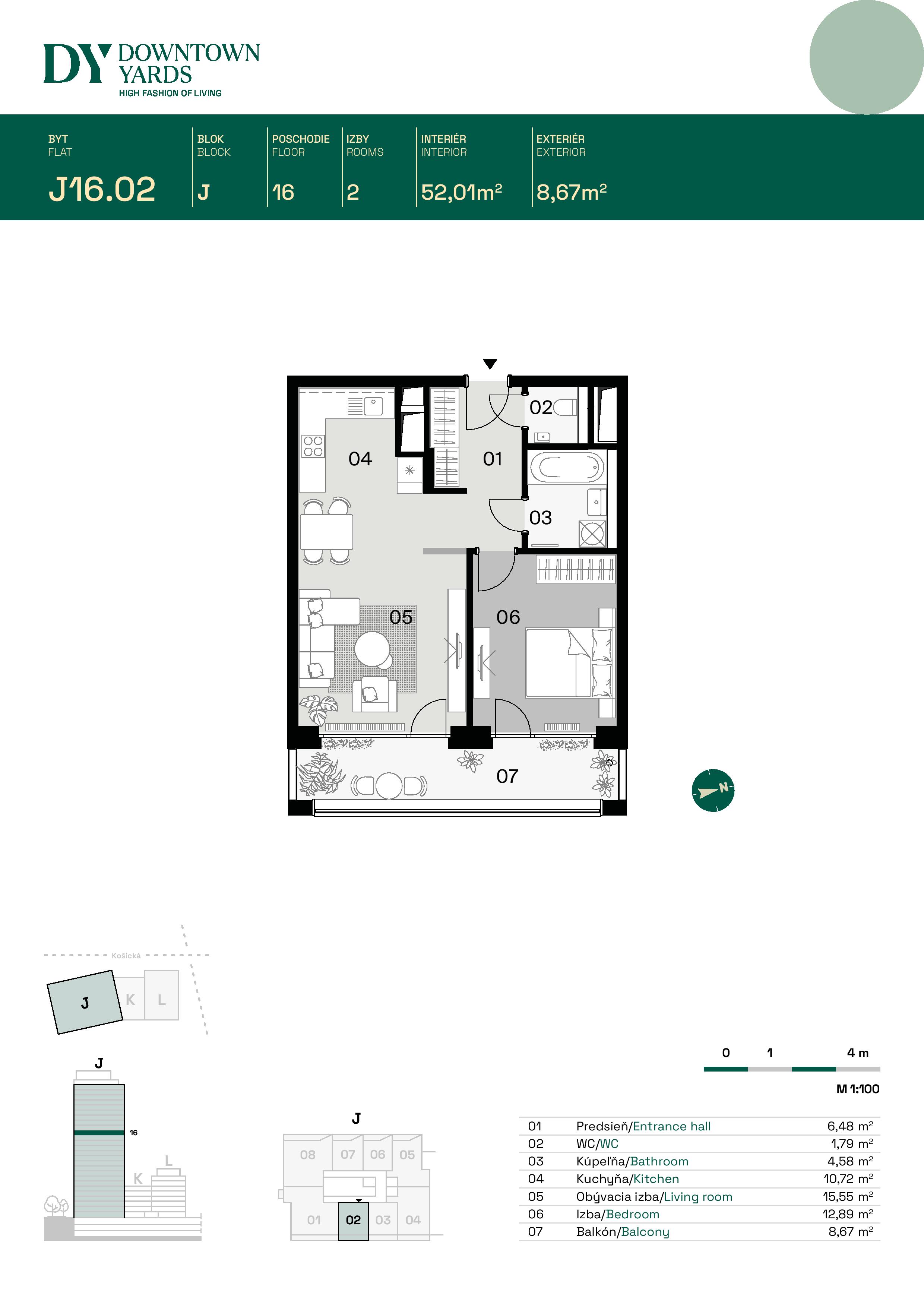Downtown Yards - J16.02 - Pôdorys