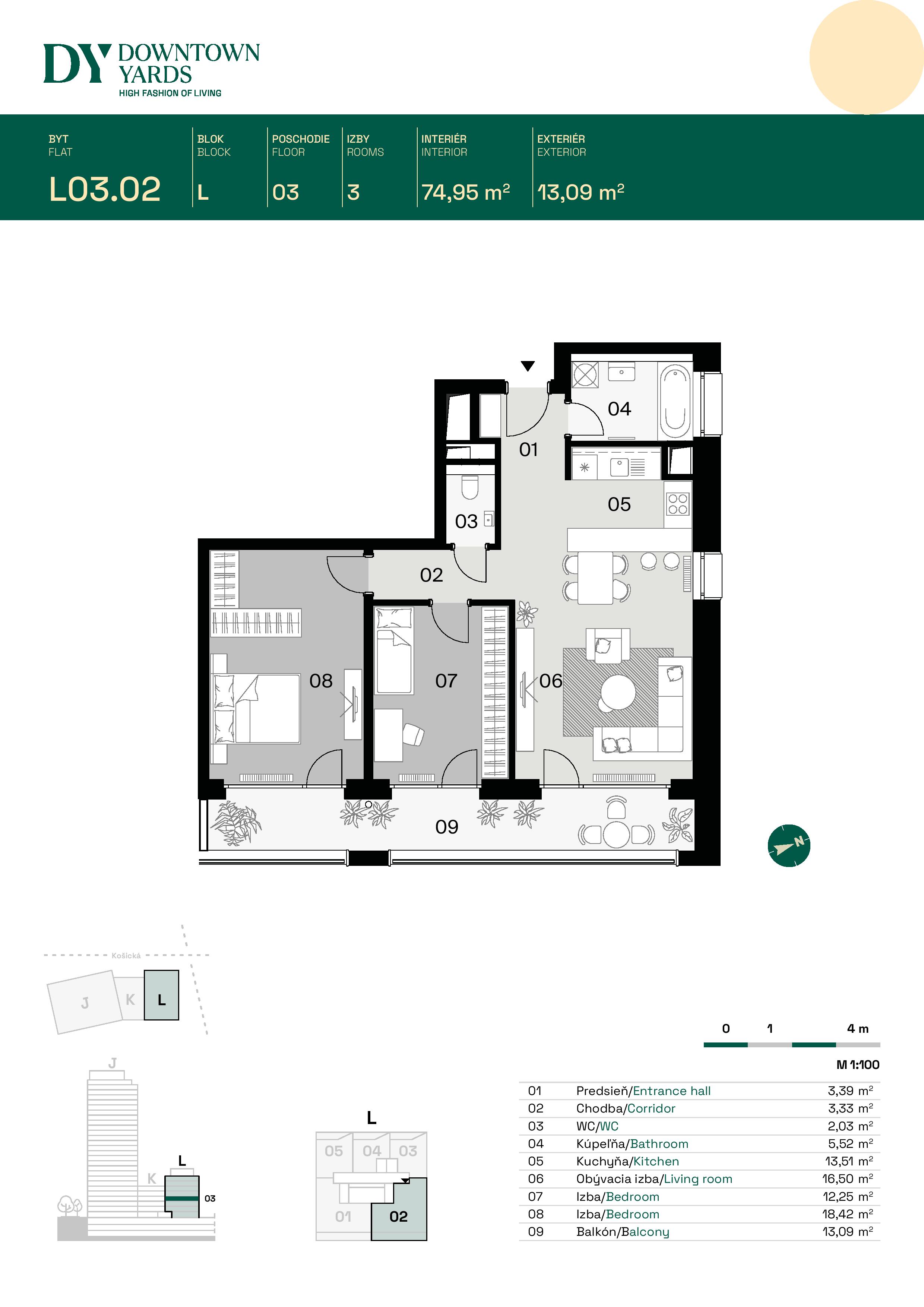 Downtown Yards - L03.02 - Pôdorys