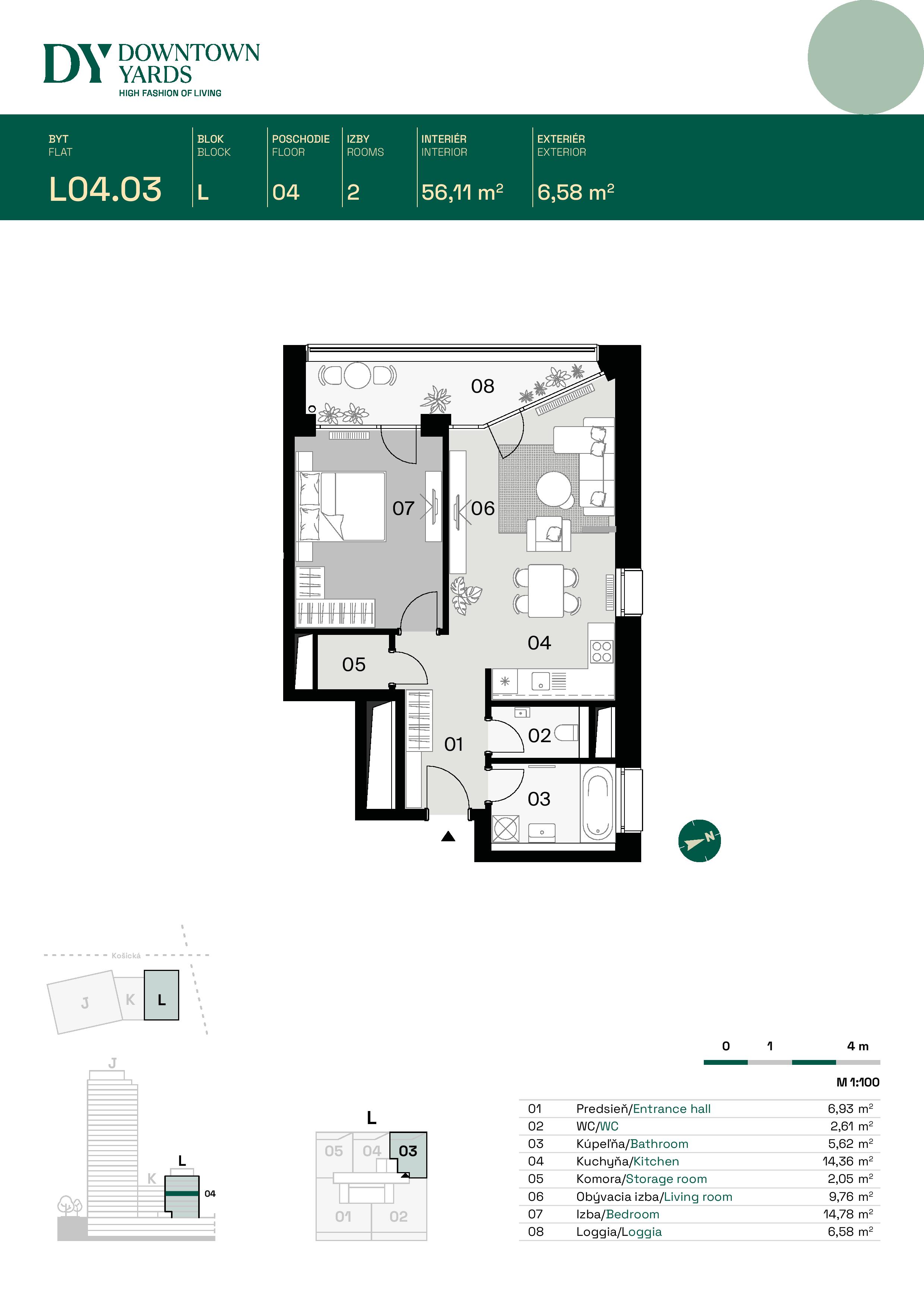 Downtown Yards - L04.03 - Pôdorys