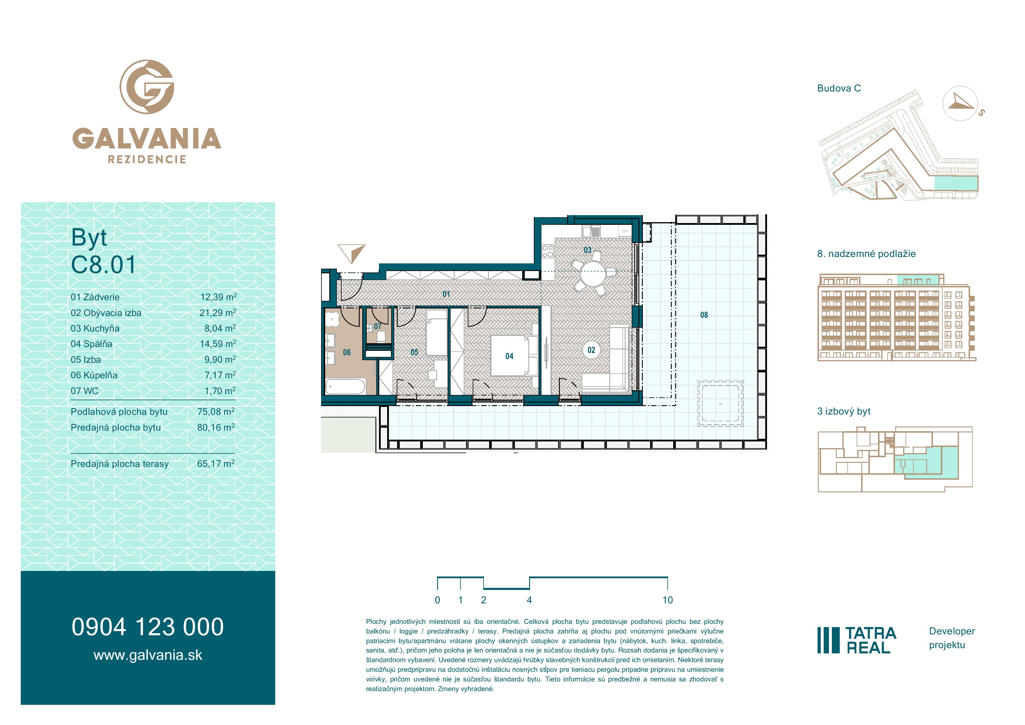 Galvania - C8.01 - Pôdorys