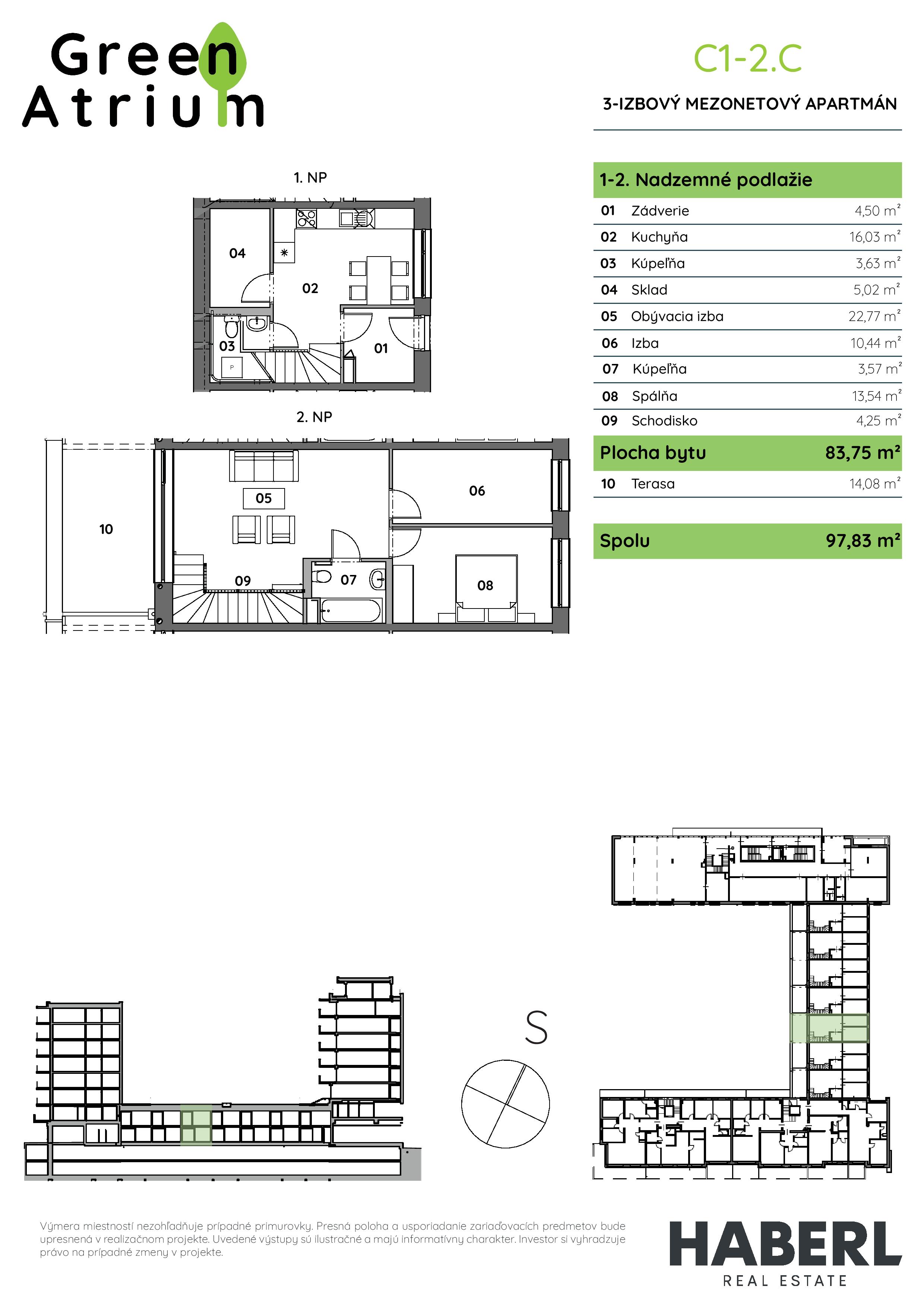 Green Atrium - 1-2.C - Pôdorys