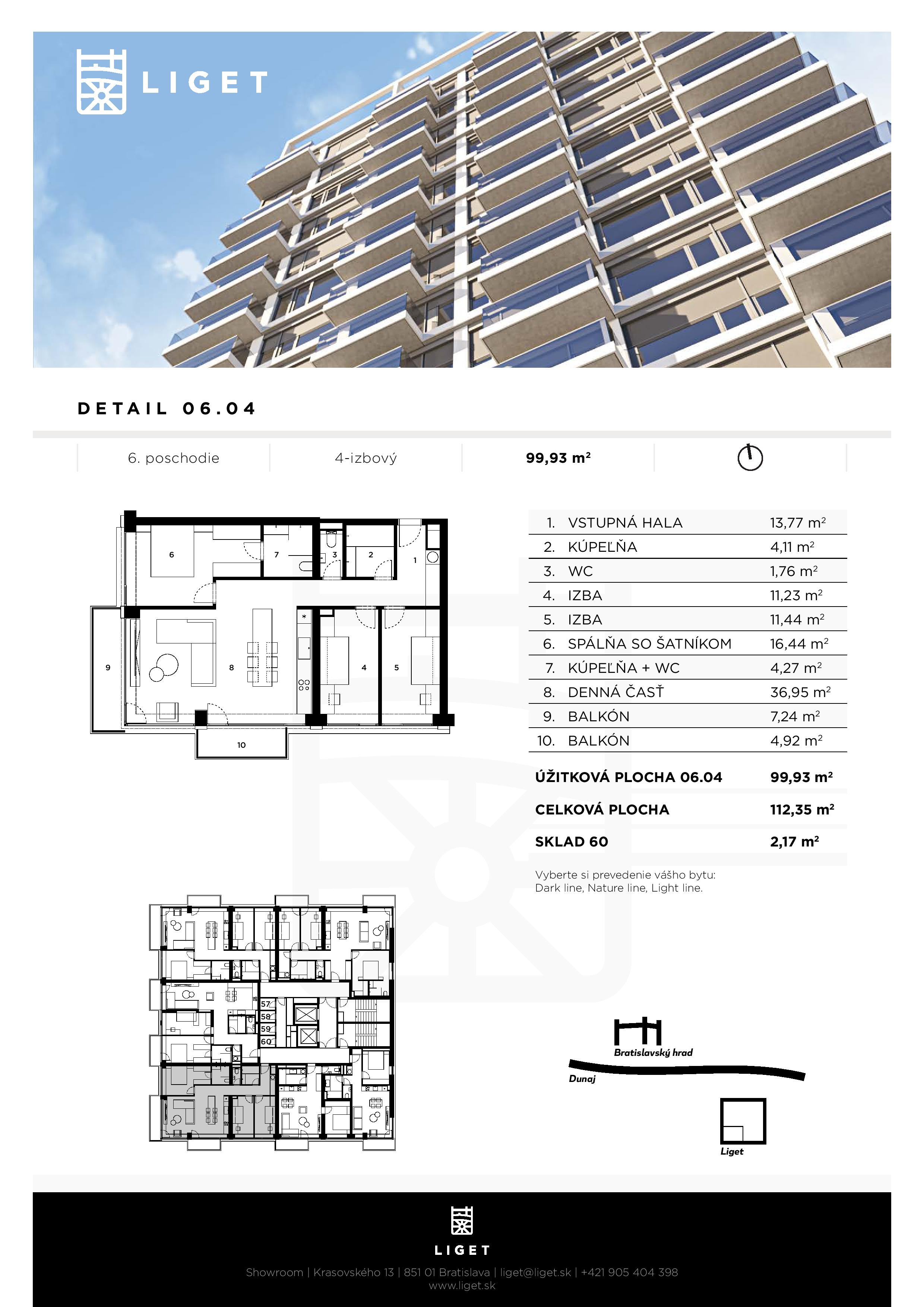 Liget - 6.04 - Pôdorys
