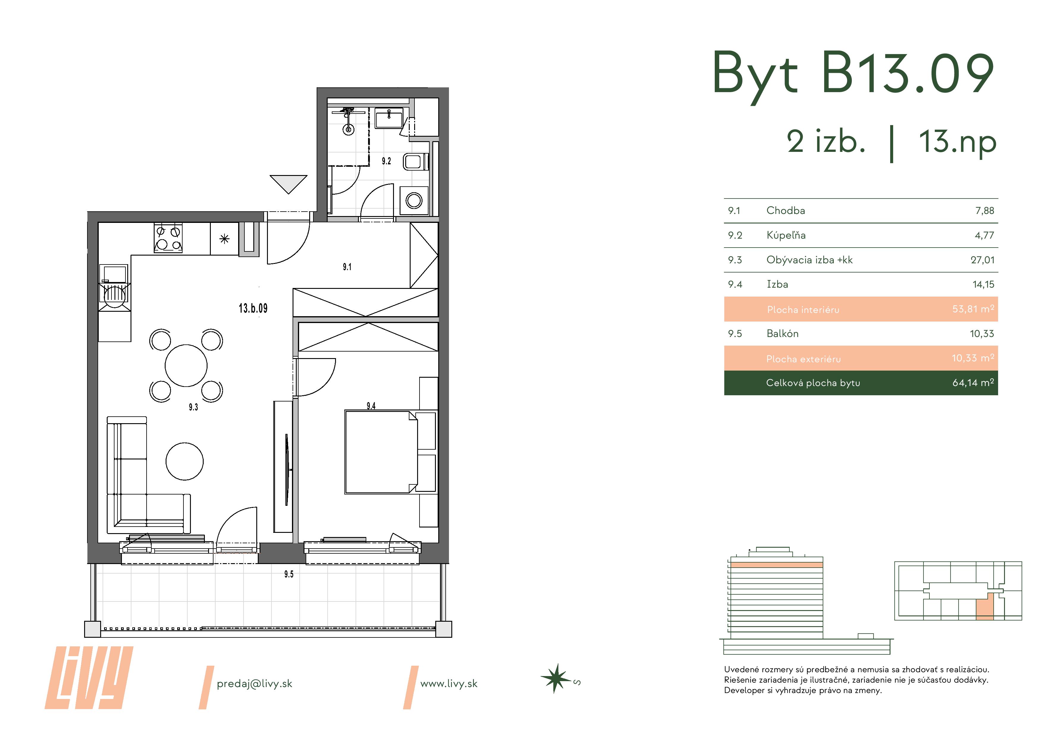 LiVY - 13.b.09 - Pôdorys