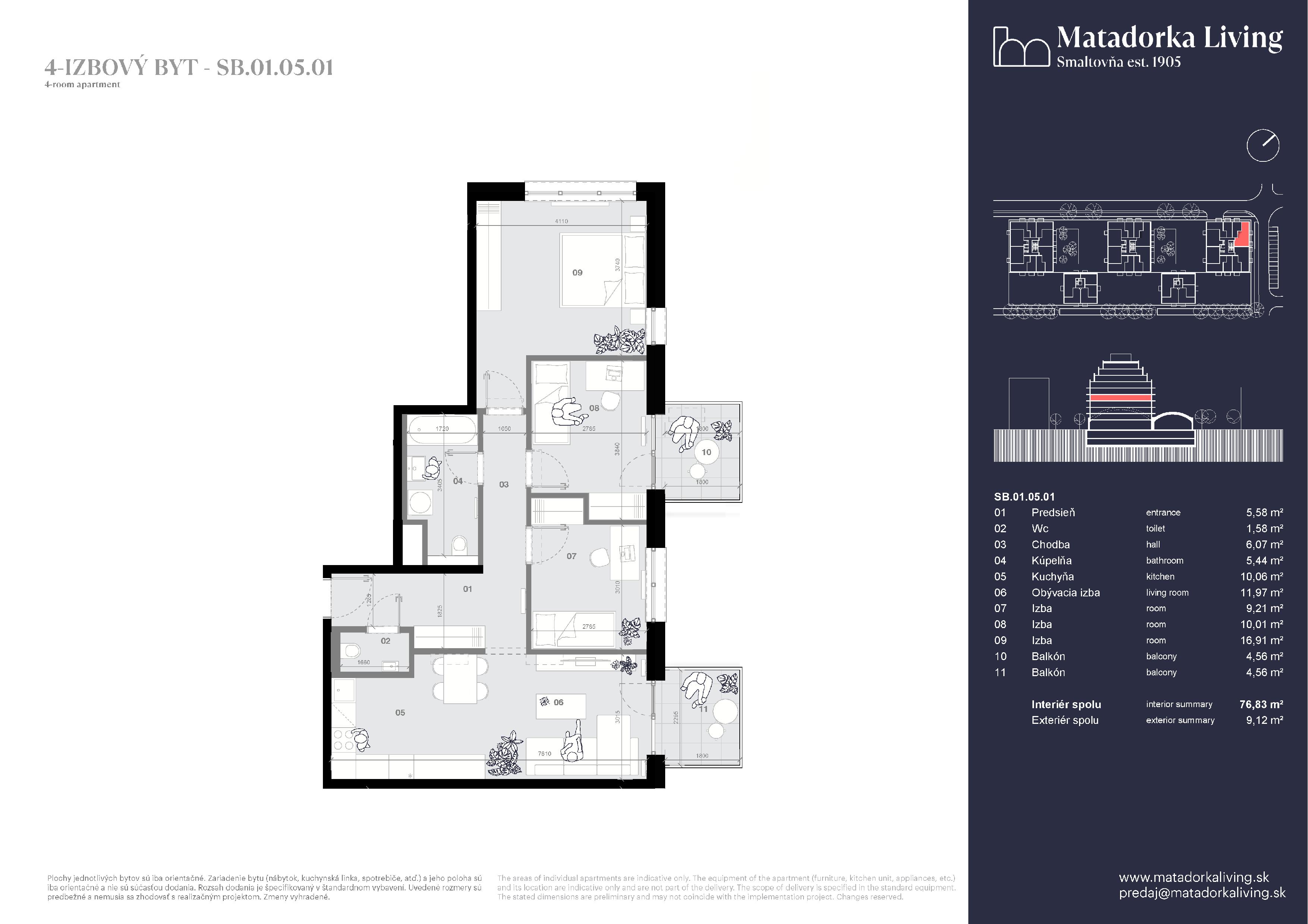 Matadorka Living - SB-01-05-01 - Pôdorys