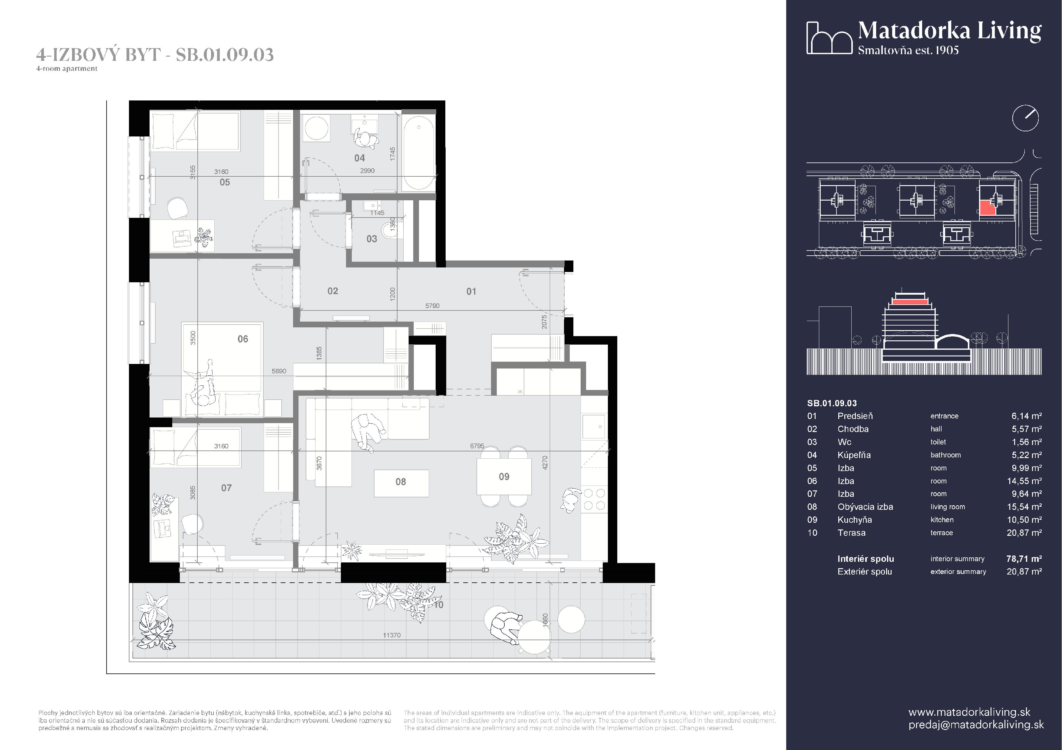 Matadorka Living - SB-01-09-03 - Pôdorys