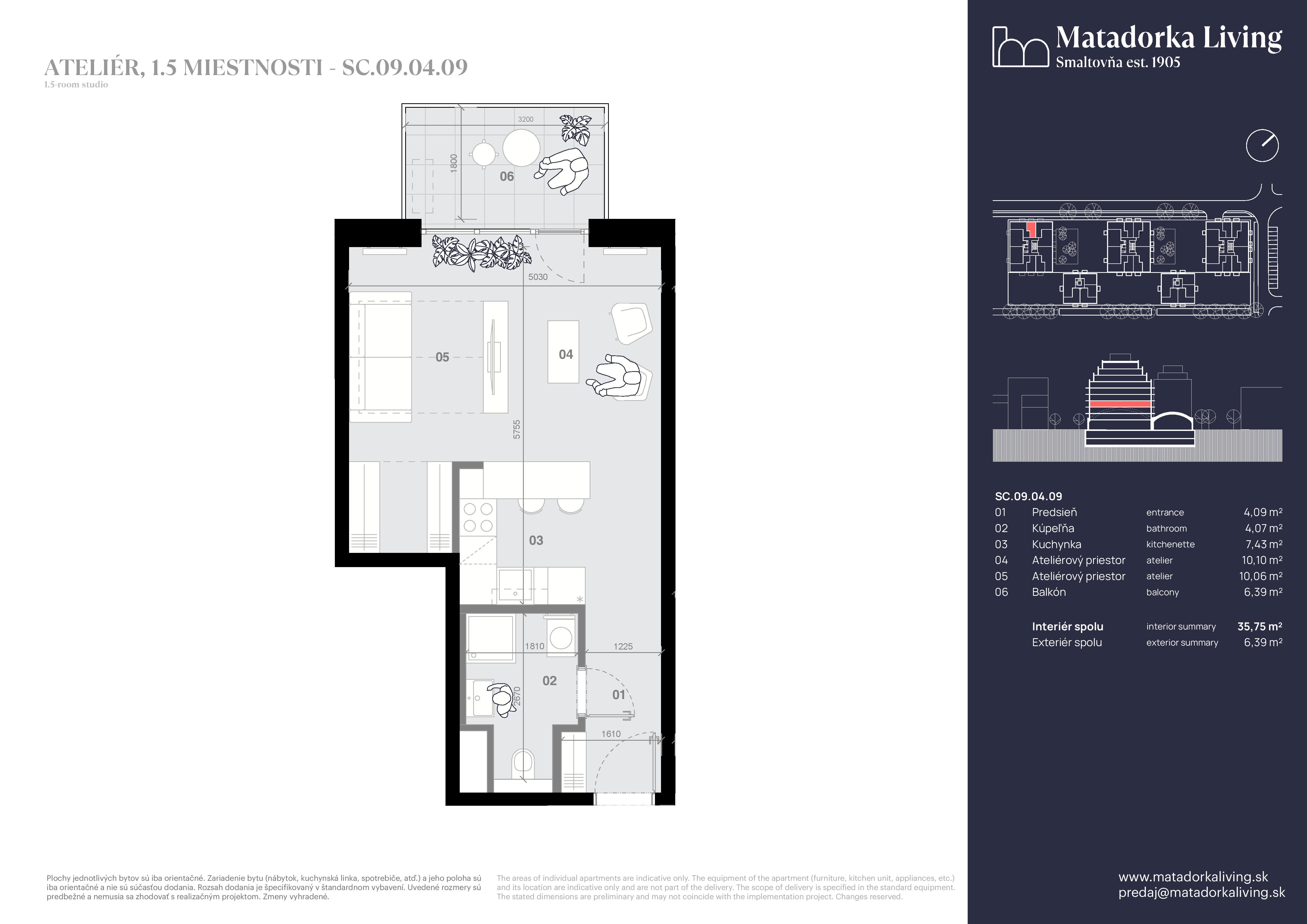 Matadorka Living - SC-09-04-09 - Pôdorys