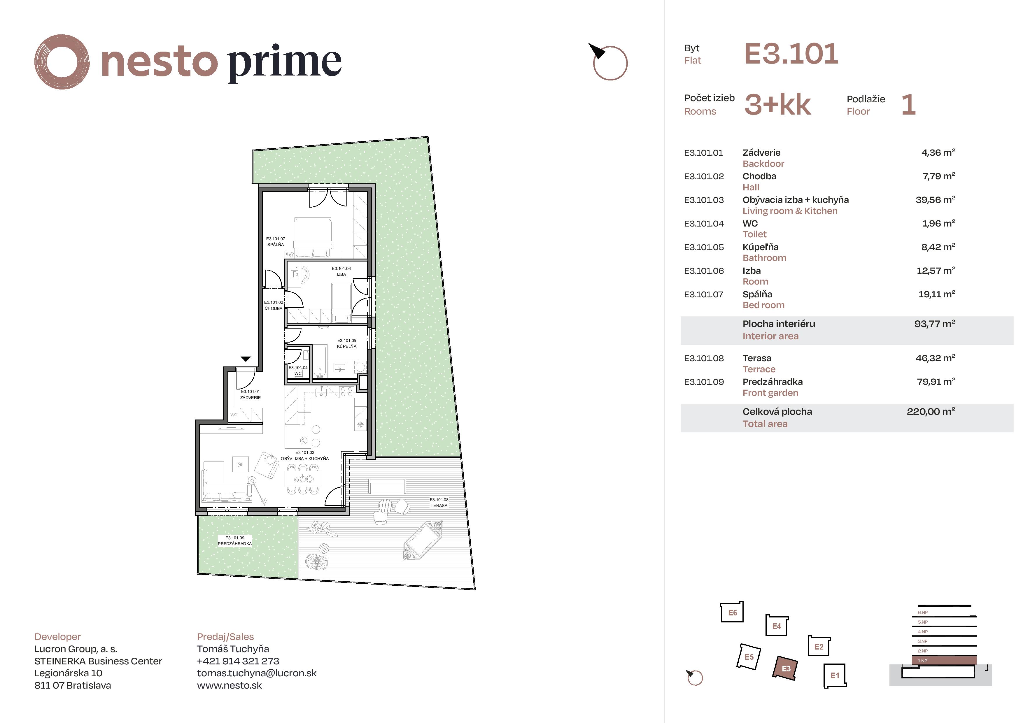 Nesto - E3.101 - Pôdorys