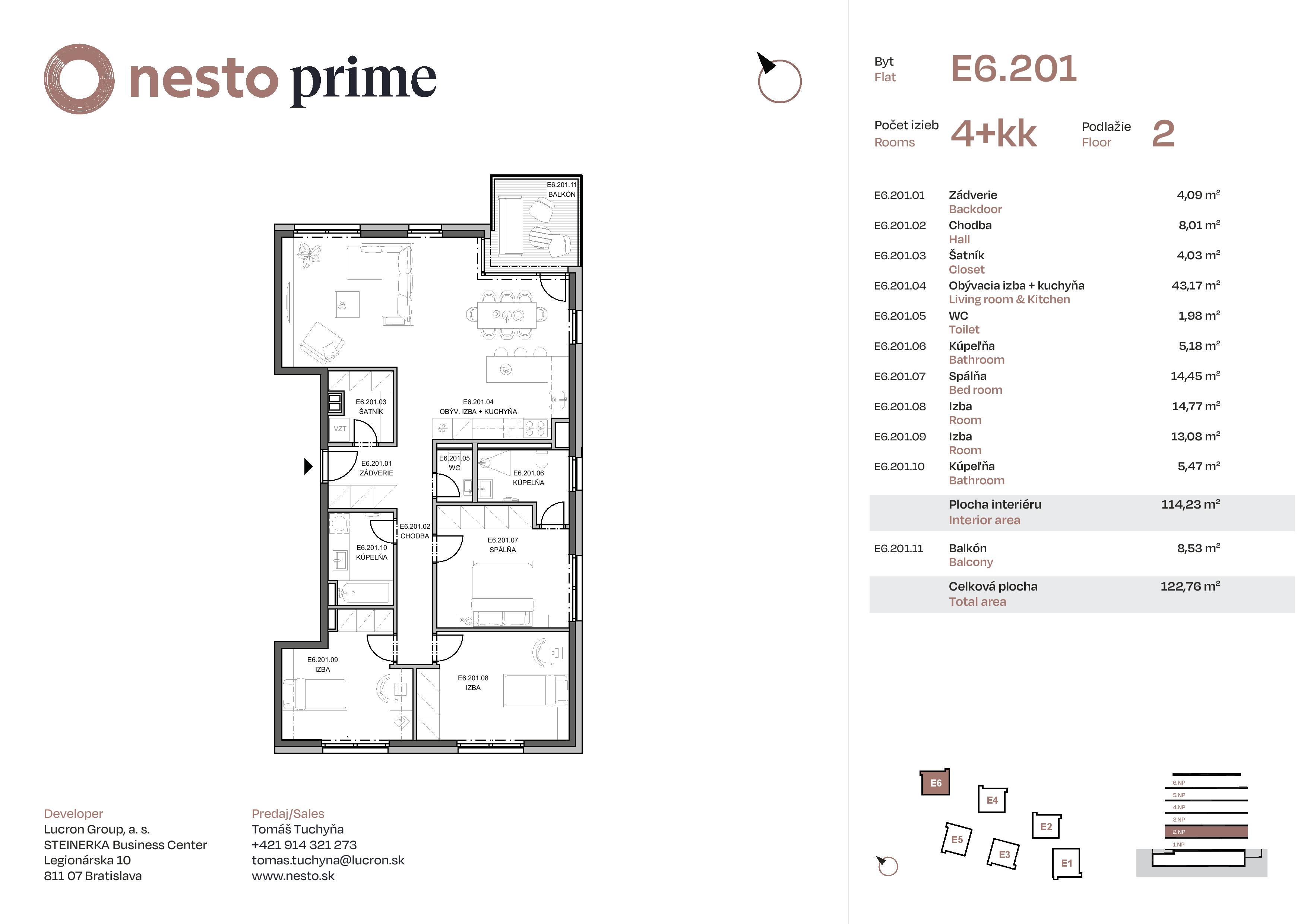Nesto - E6.201 - Pôdorys