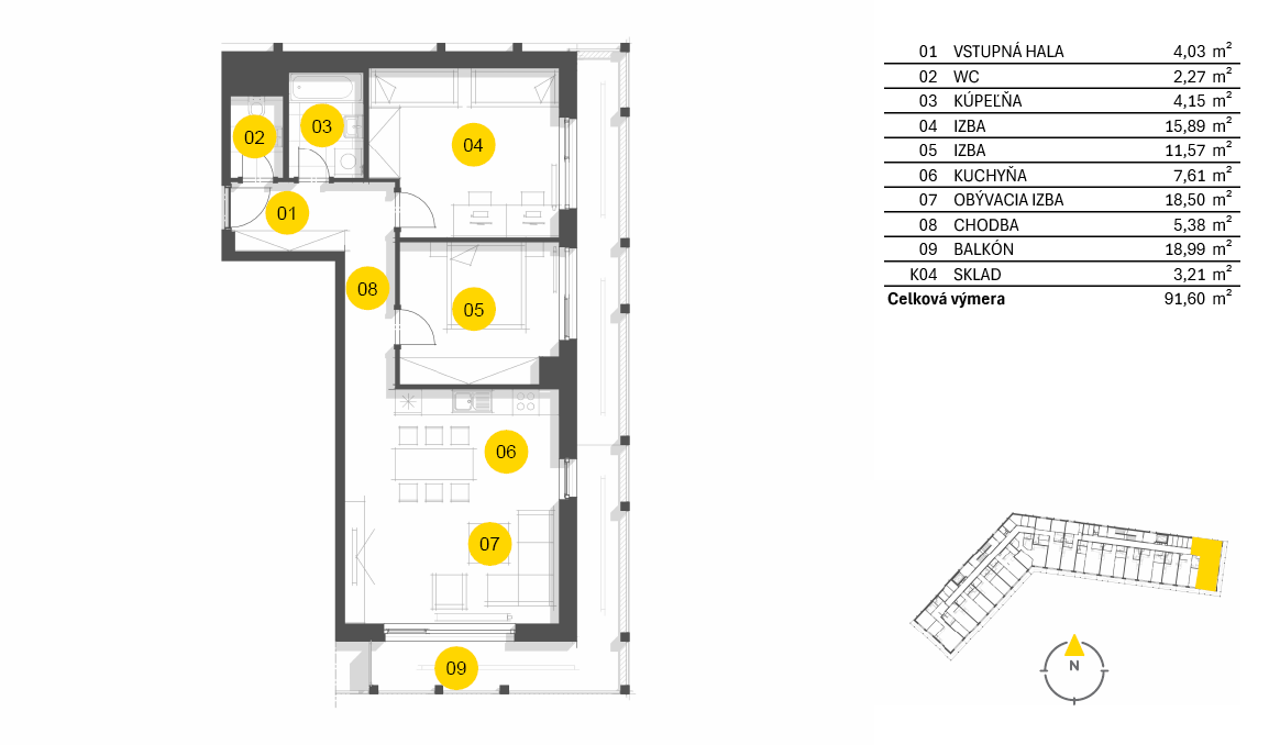 Nový Ružinov - C1.5.15 - Pôdorys
