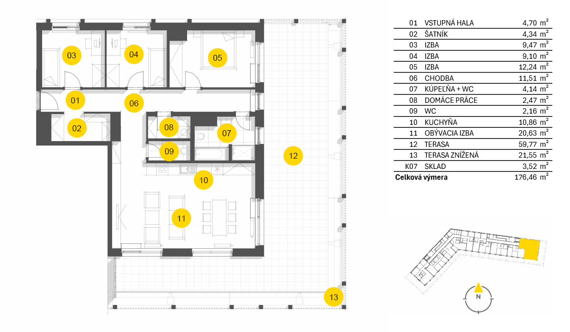 Nový Ružinov - C1.7.10 - Pôdorys