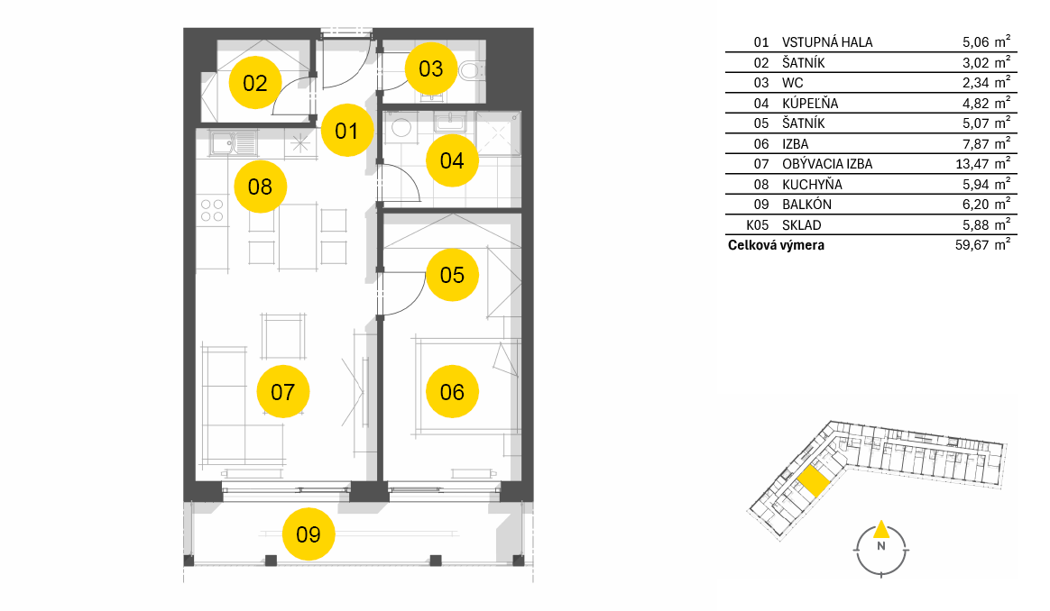 Nový Ružinov - C1.5.04 - Pôdorys