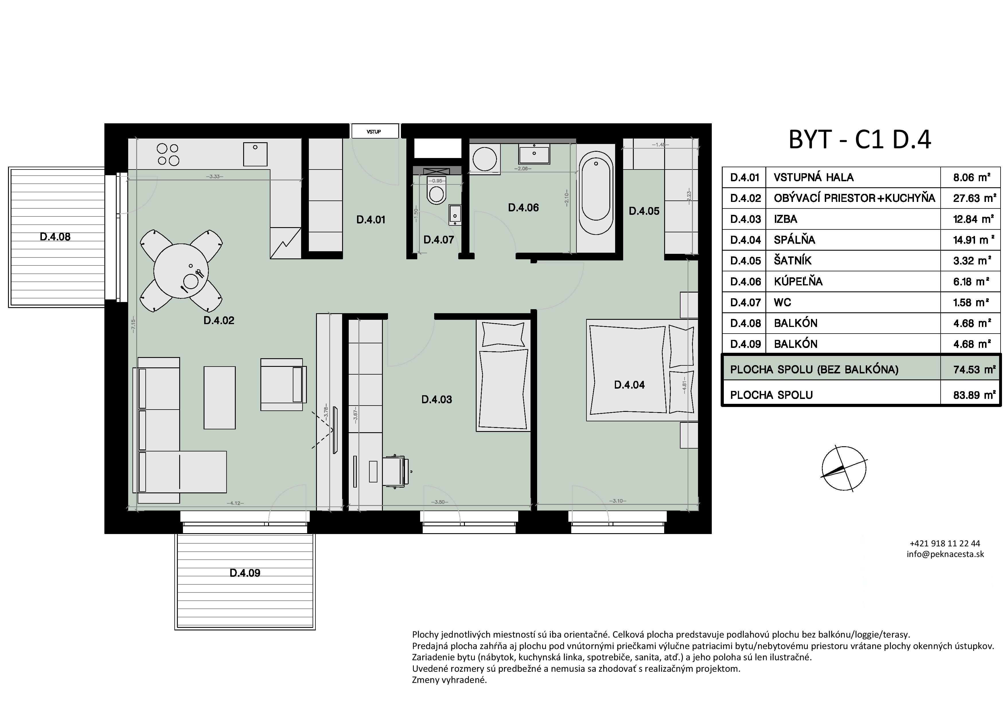 Pekná cesta - D.4 - Pôdorys