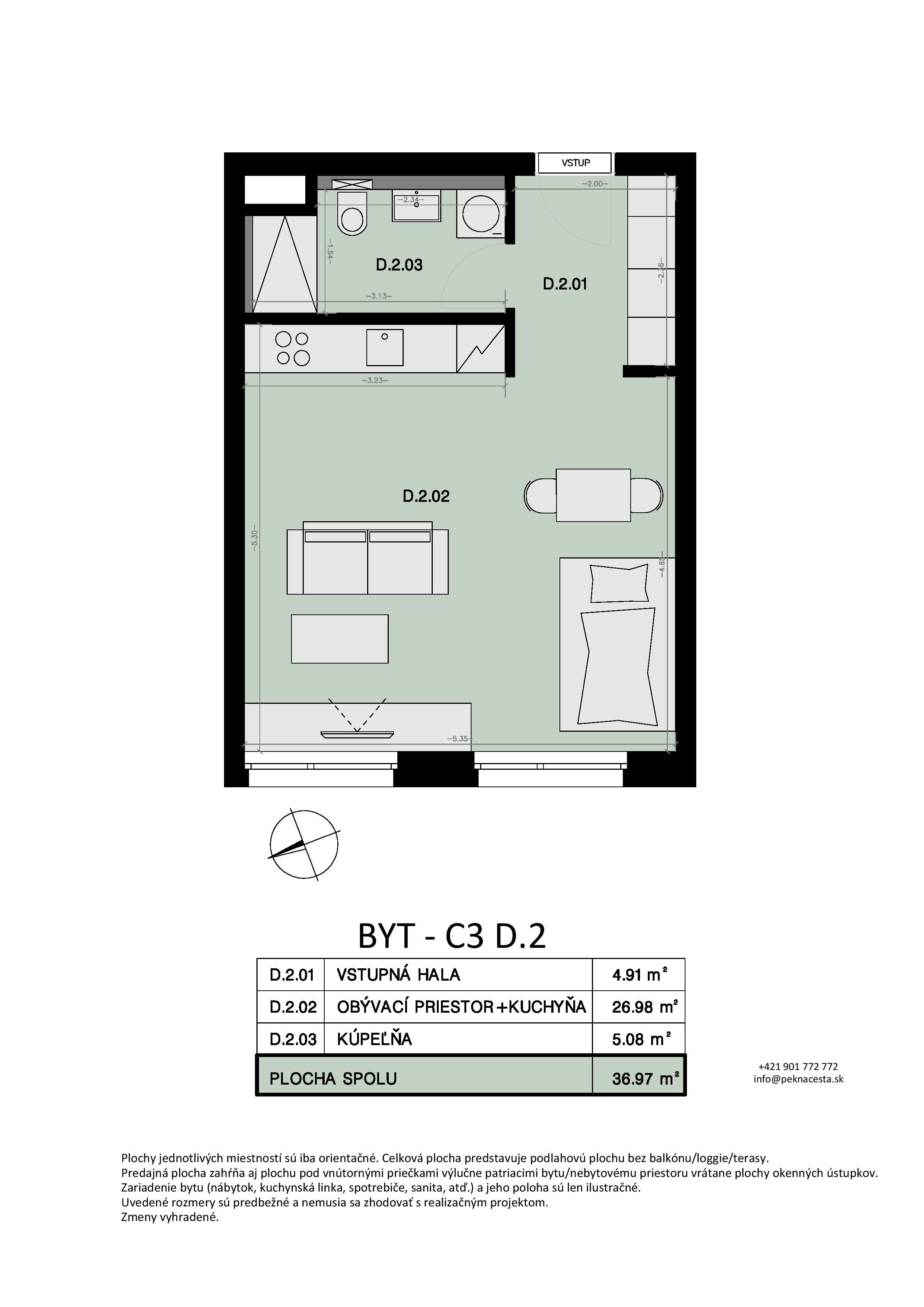 Pekná cesta - D.2 - Pôdorys