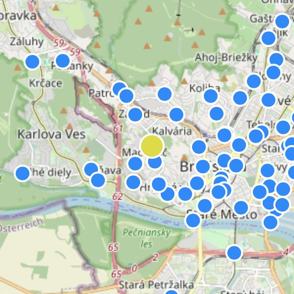 REZIDENCIA BÚDKOVÁ - map