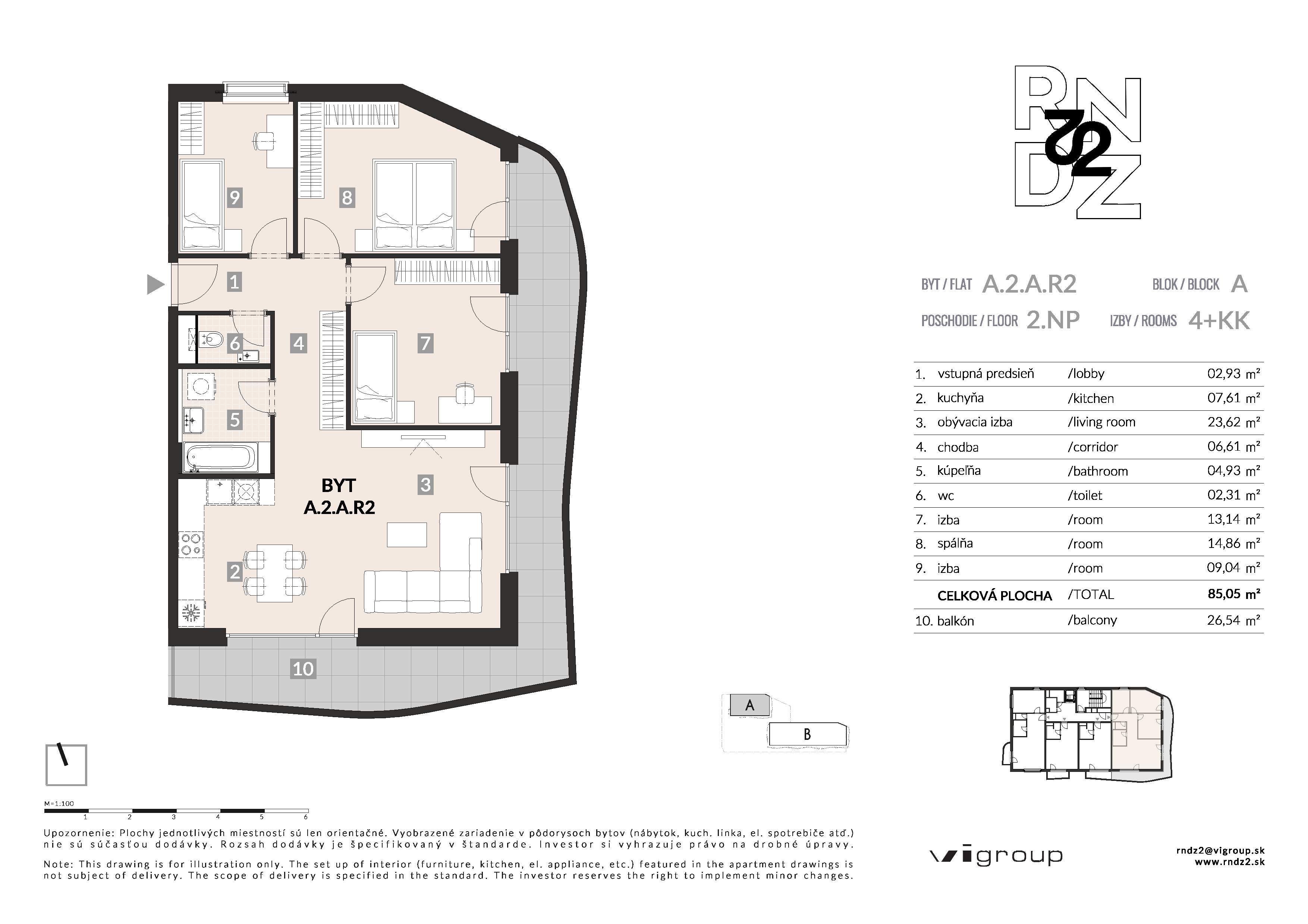 RNDZ - A.2.A.R2 - Pôdorys