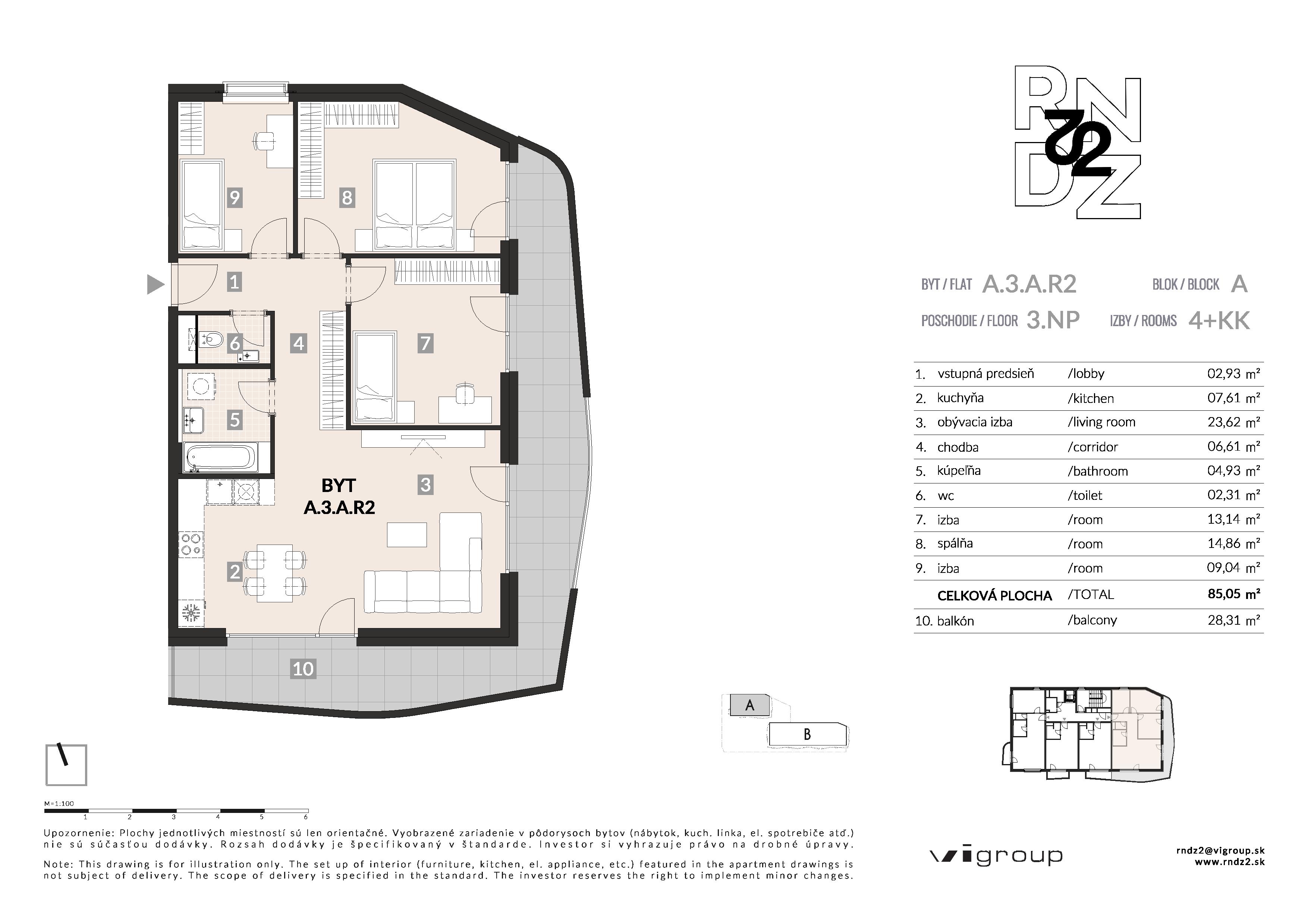 RNDZ - A.3.A.R2 - Pôdorys