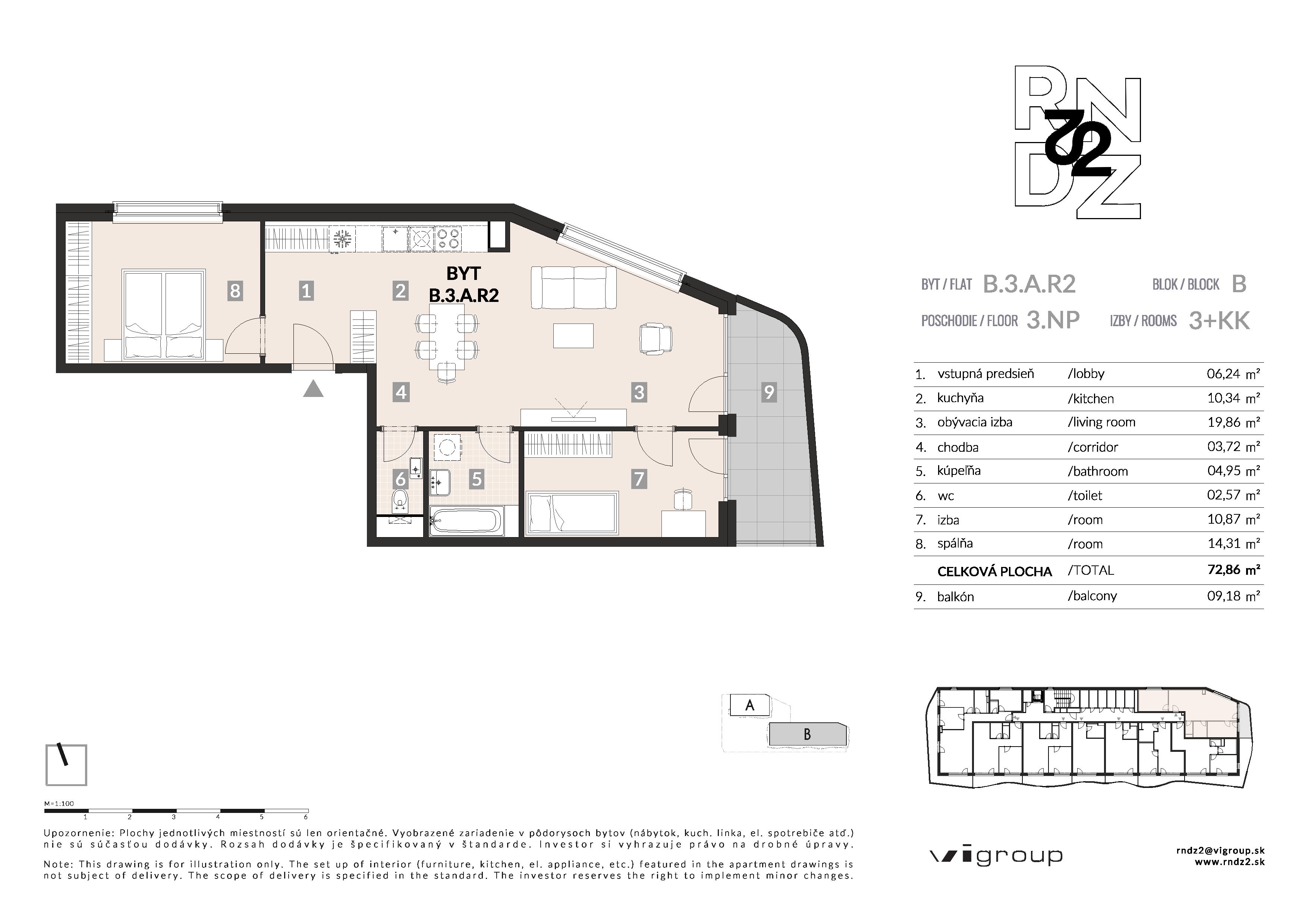 RNDZ - B.3.A.R2 - Pôdorys