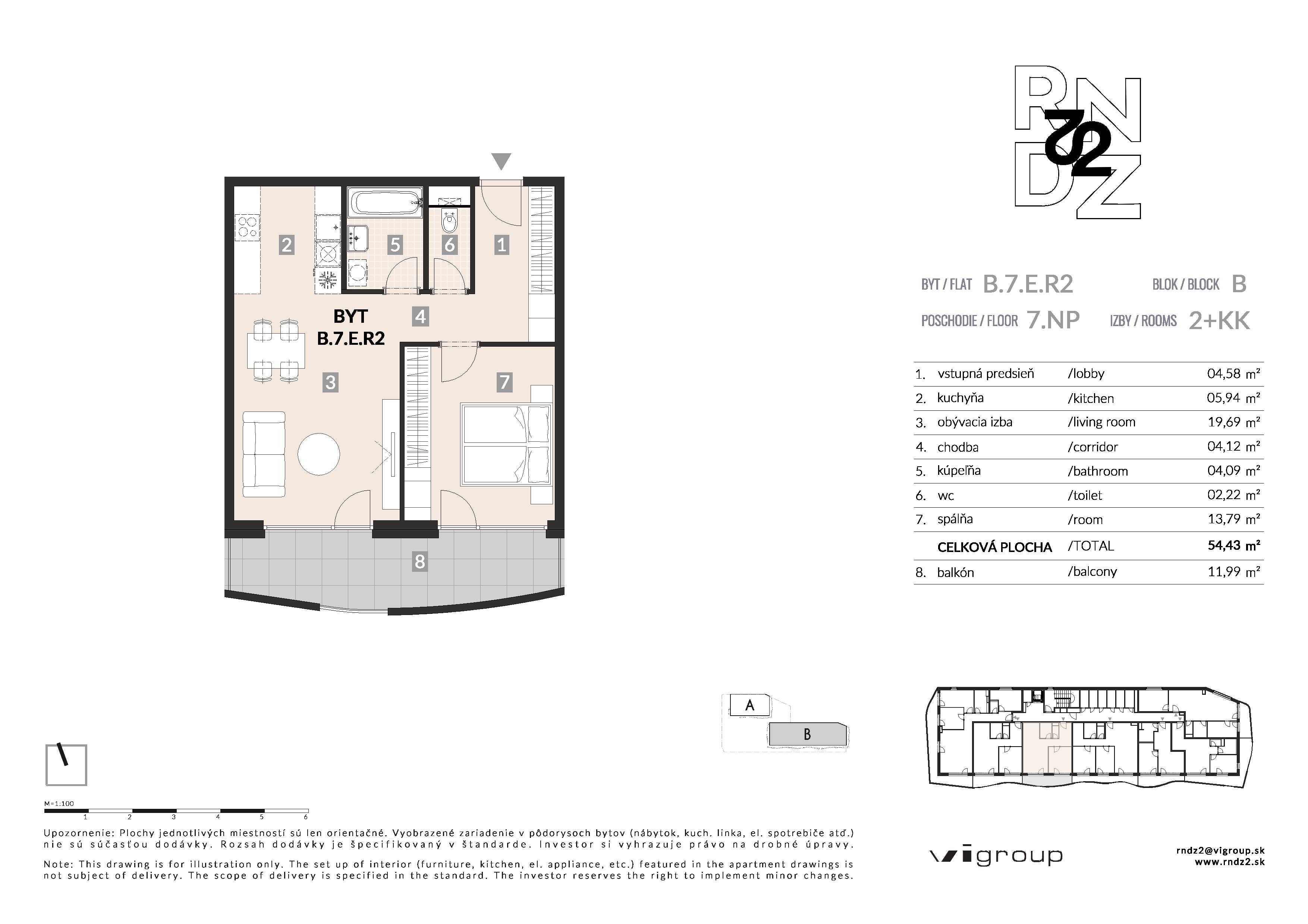 RNDZ - B.7.E.R2 - Pôdorys