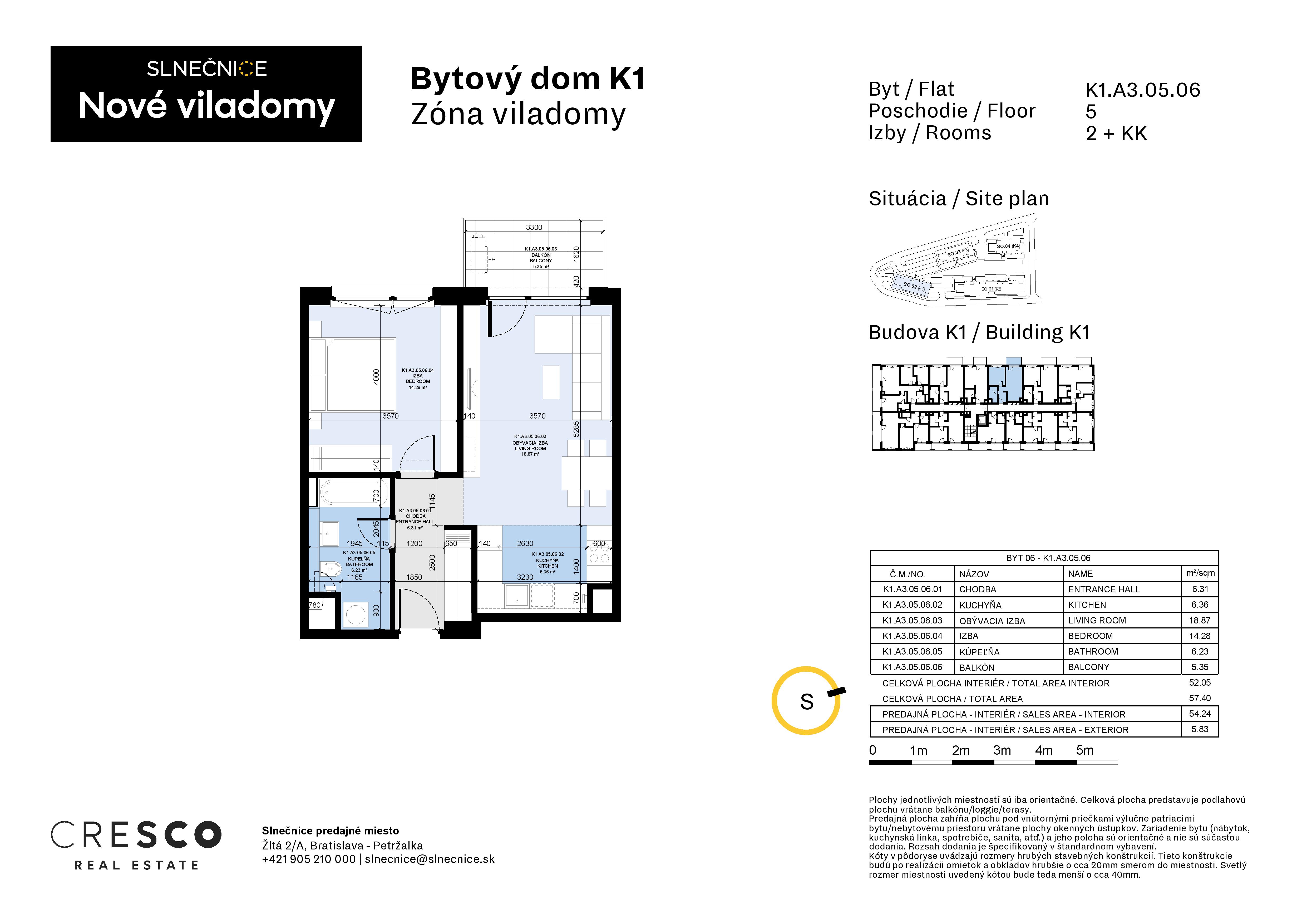 Slnečnice - K1.A3.05.06 - Pôdorys