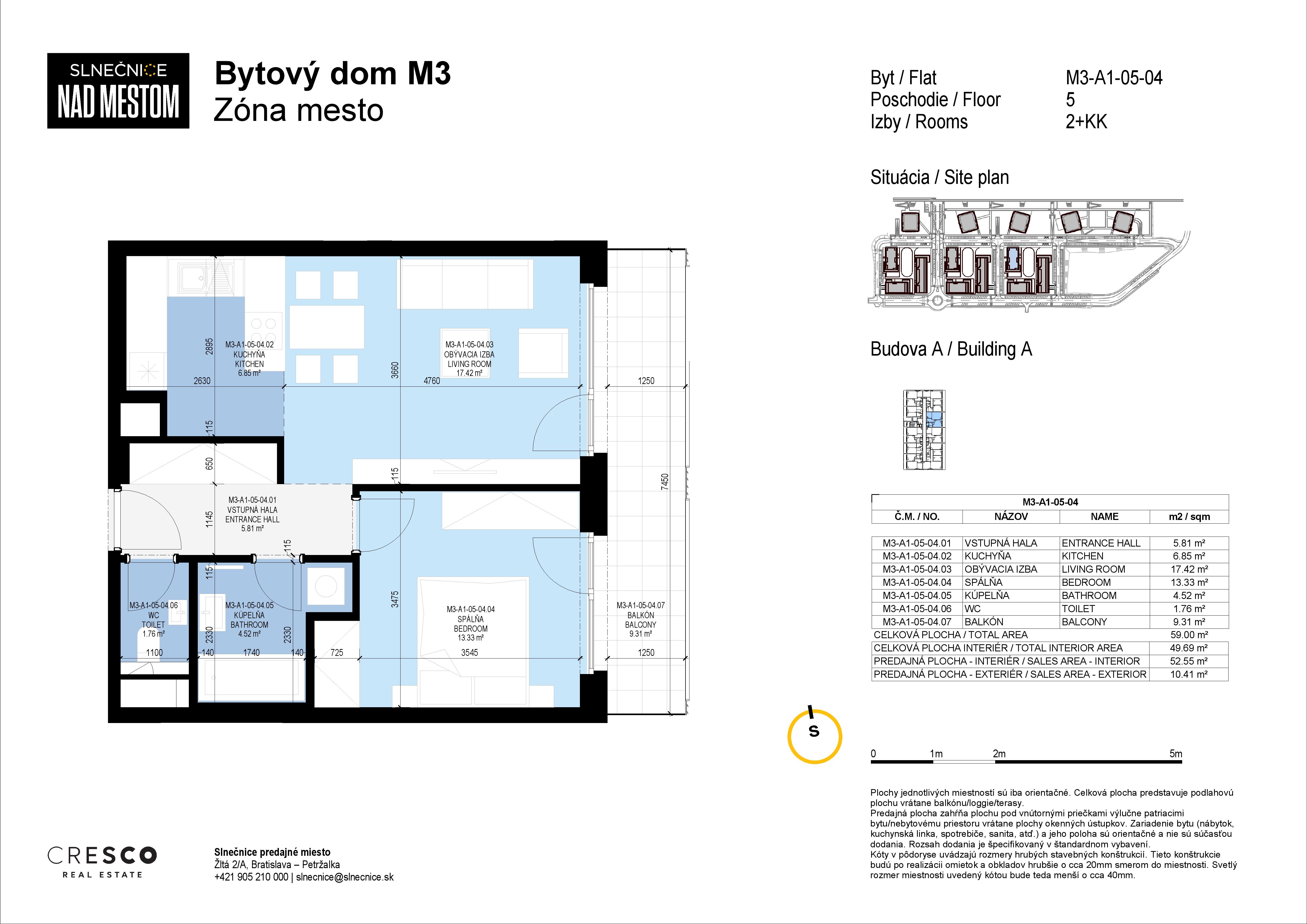 Slnečnice - M3-A1-05-04 - Pôdorys