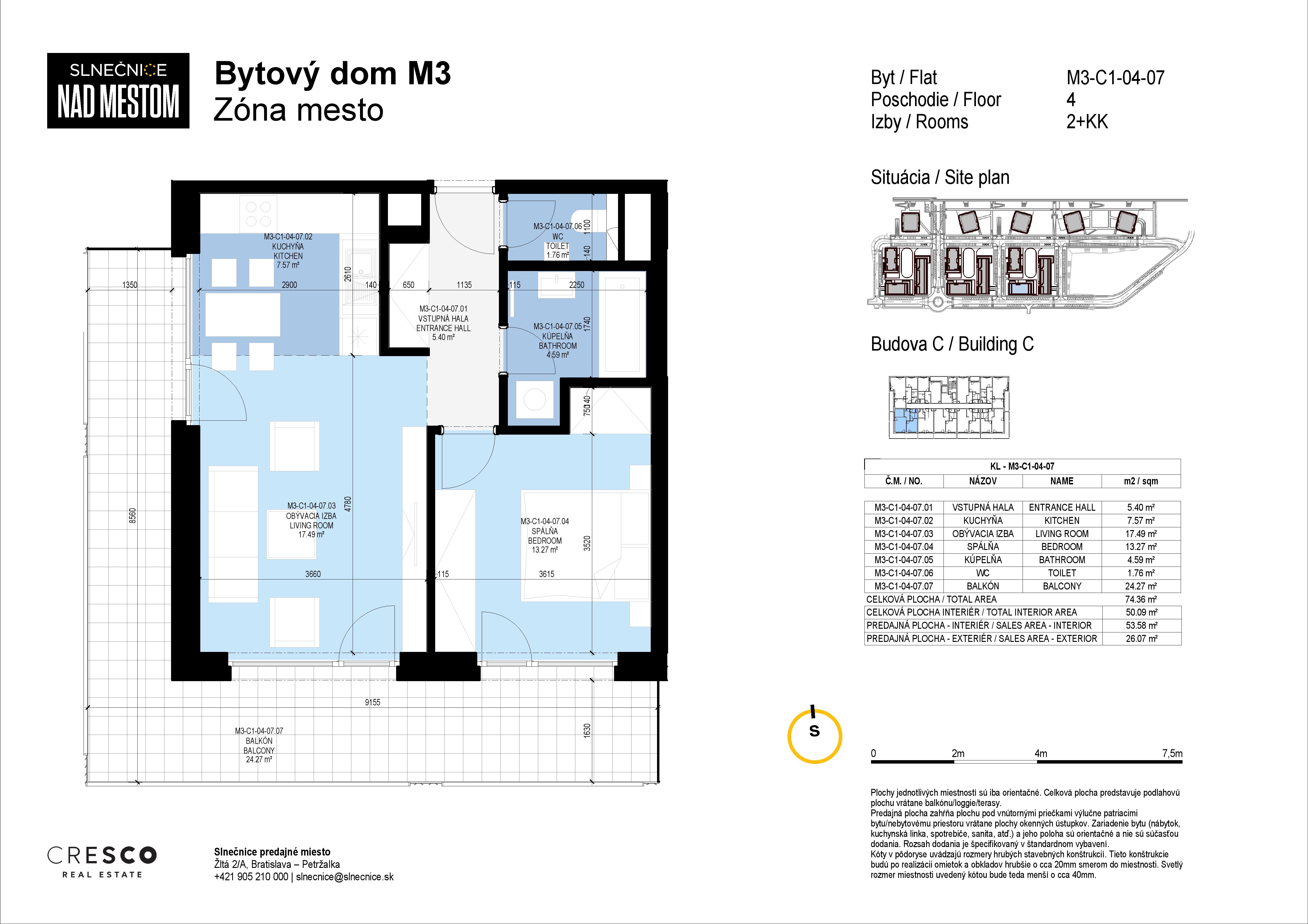 Slnečnice - M3-C1-04-07 - Pôdorys