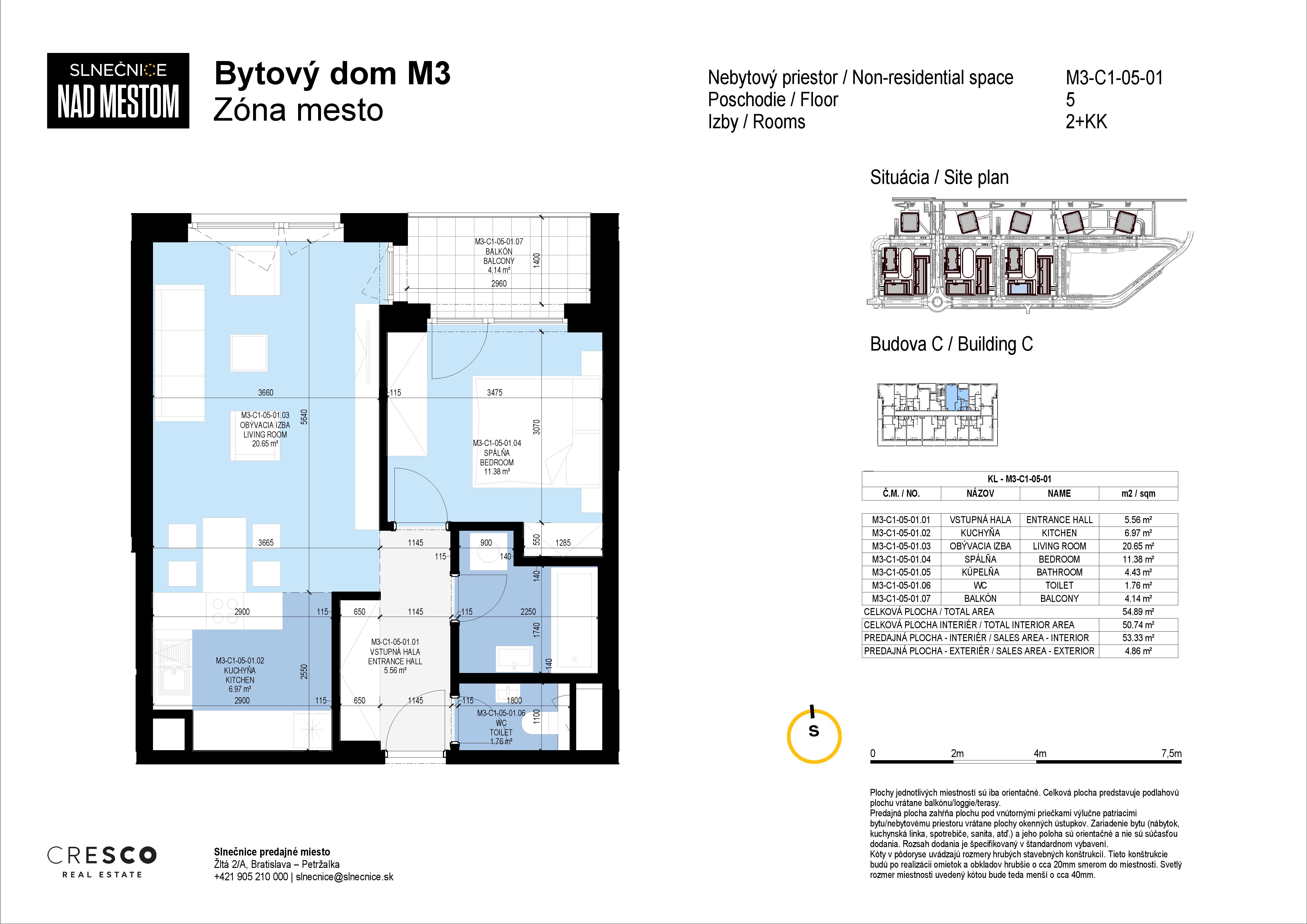 Slnečnice - M3-C1-05-01 - Pôdorys