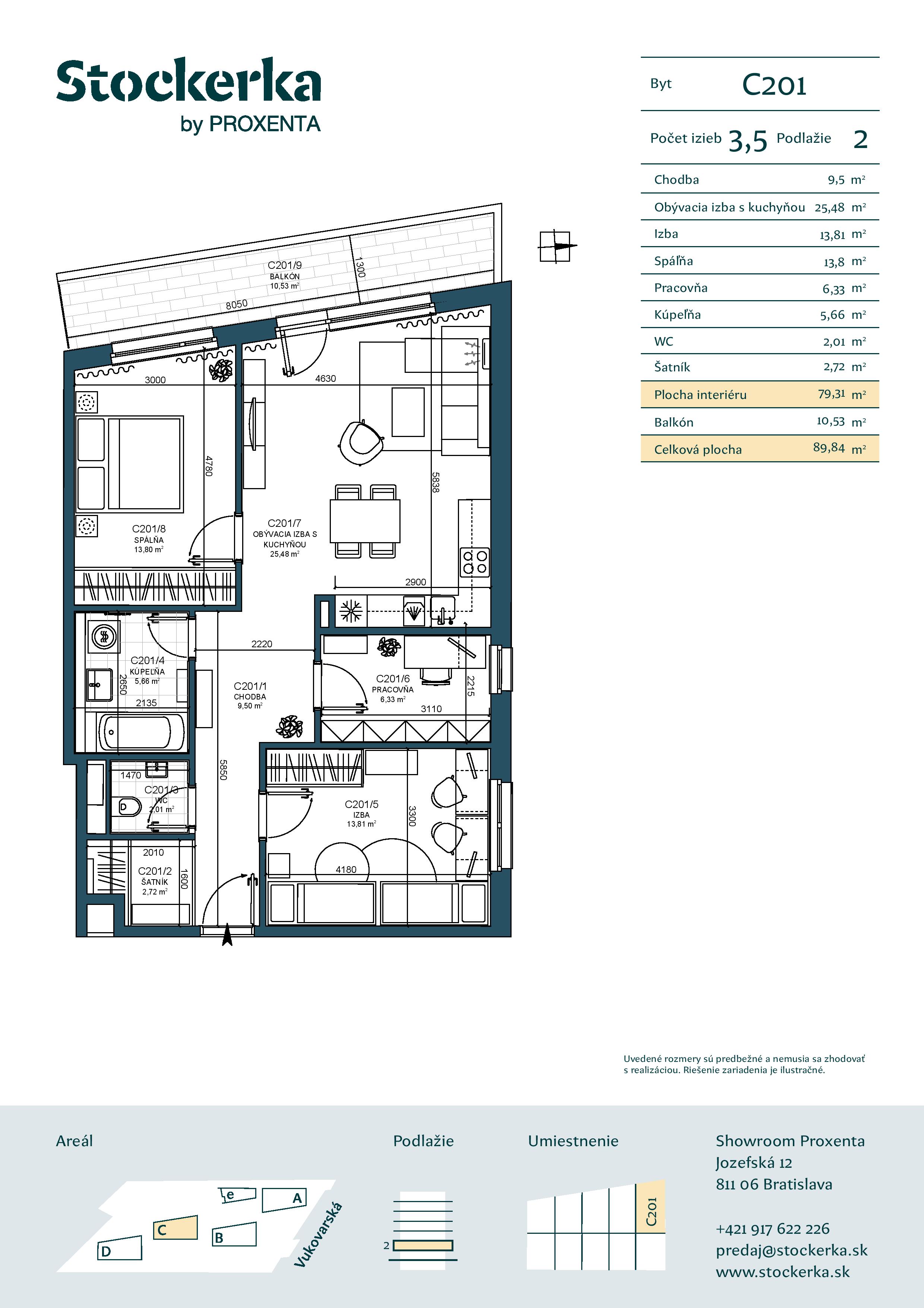 Stockerka - C201 - Pôdorys
