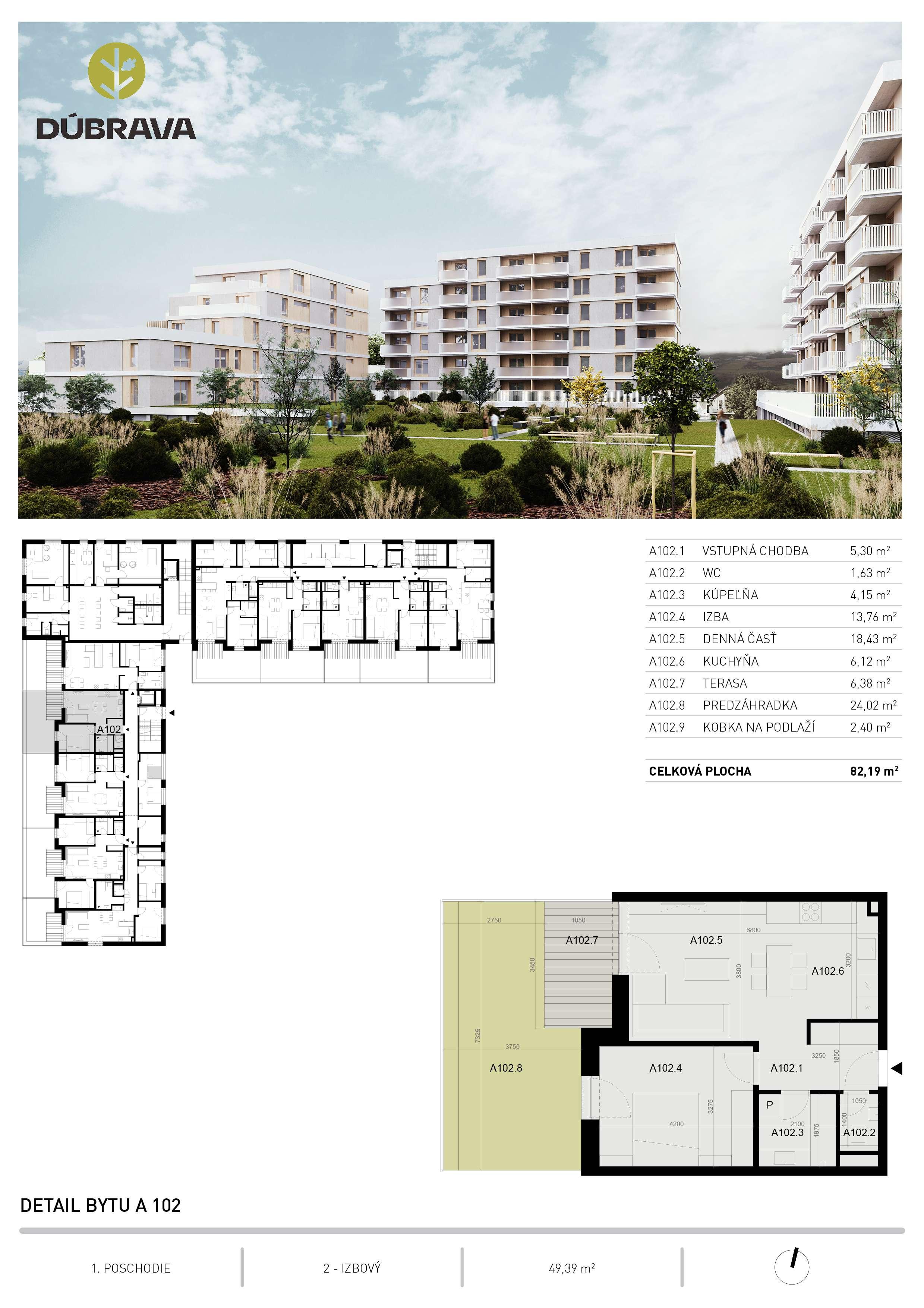 Dúbrava - A102 - Pôdorys