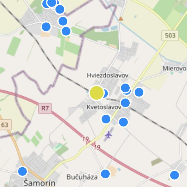 projekt Hviezda - map