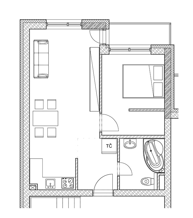 White Square - 5A - Pôdorys