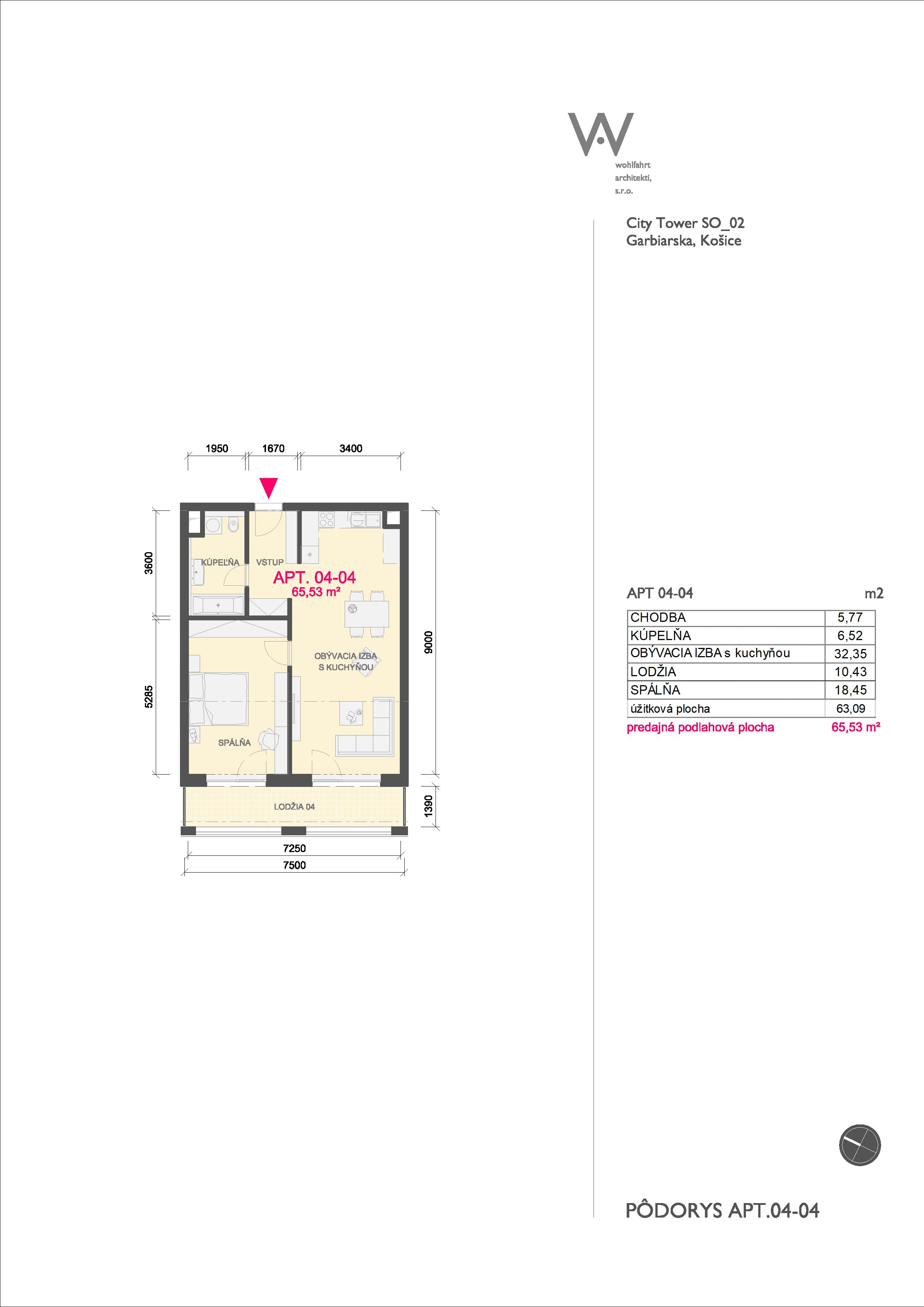 City Tower - 4.04 - Pôdorys