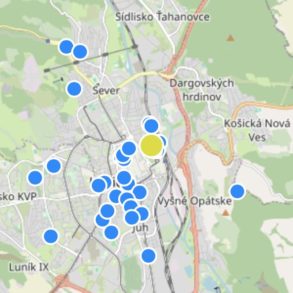 Svätoplukova 18 Polyfunkčný dom - map