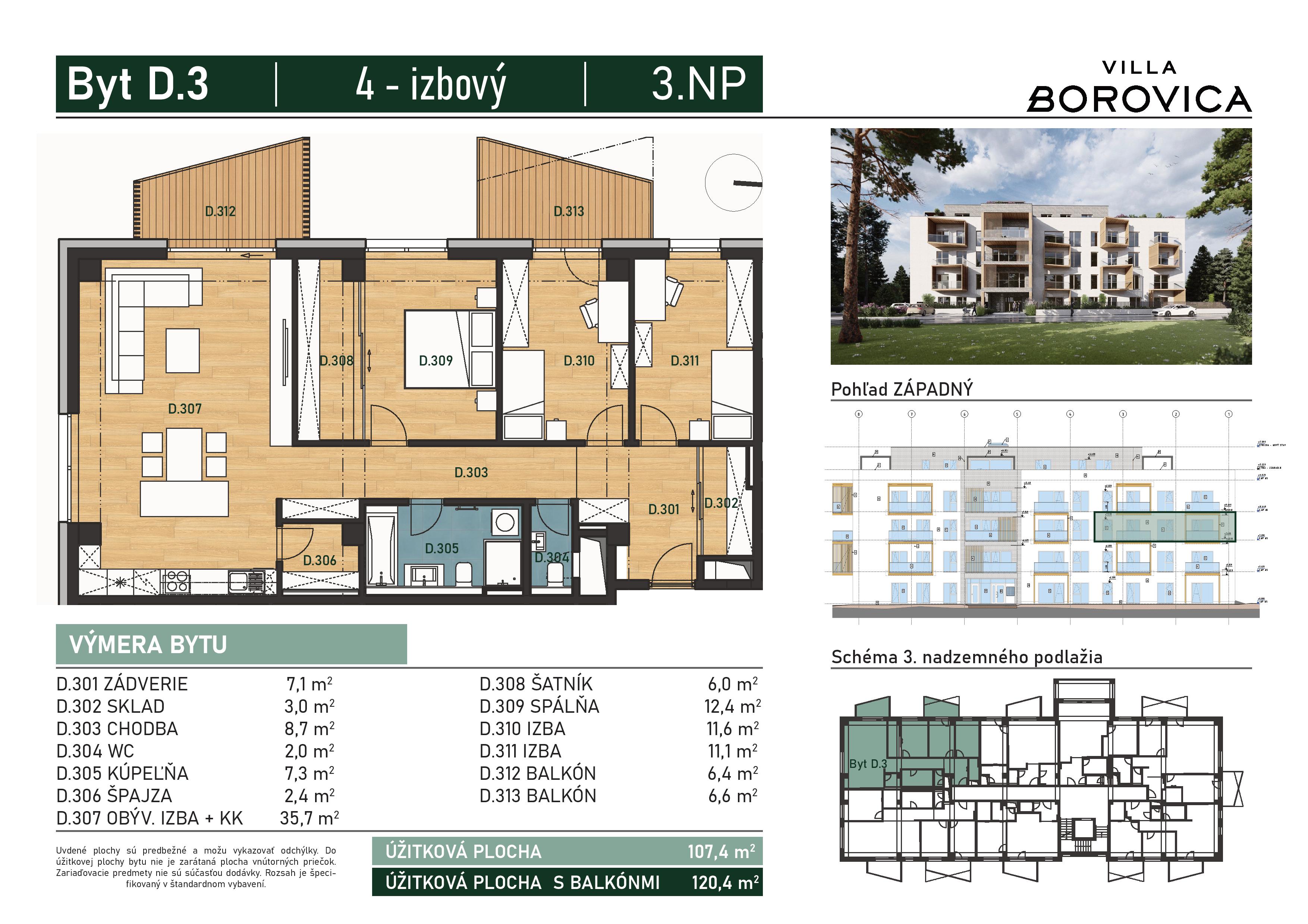 ViLLA Borovica - D.3 - Pôdorys