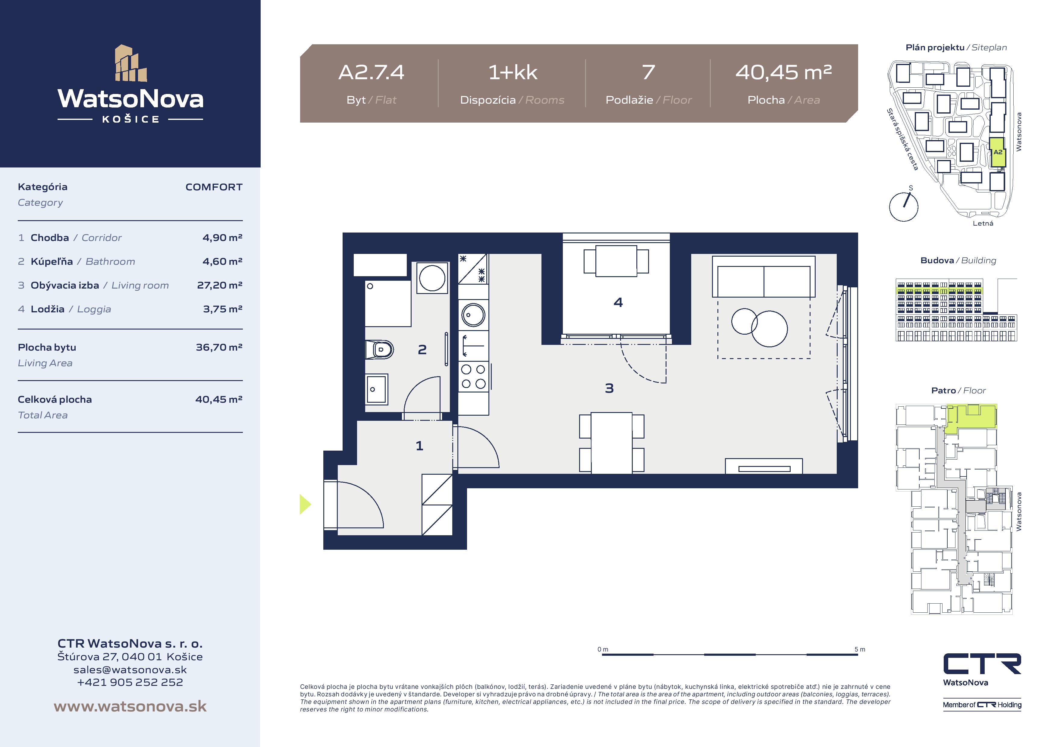WatsoNova - A2.7.4 - Pôdorys