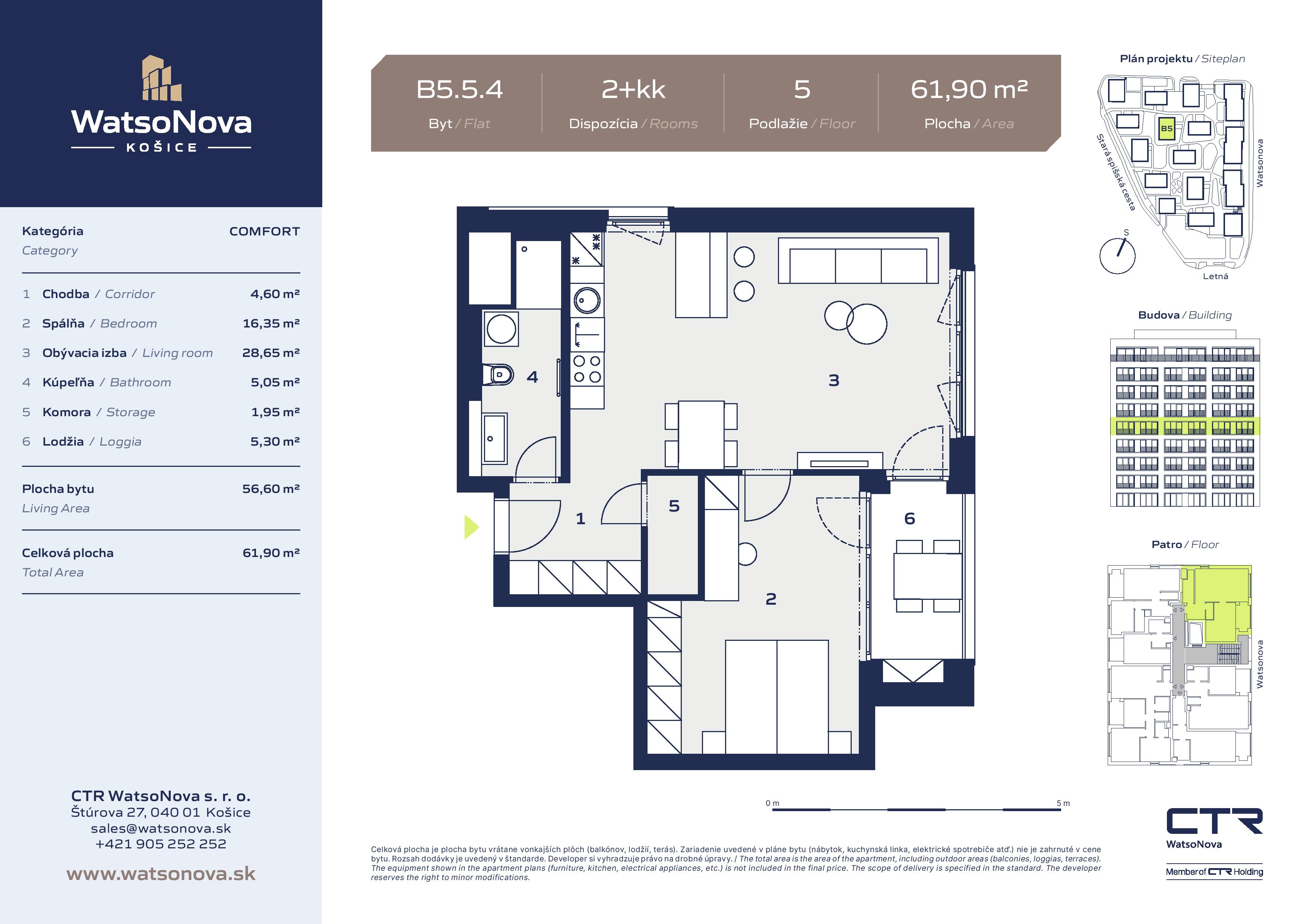 WatsoNova - B5.5.4 - Pôdorys