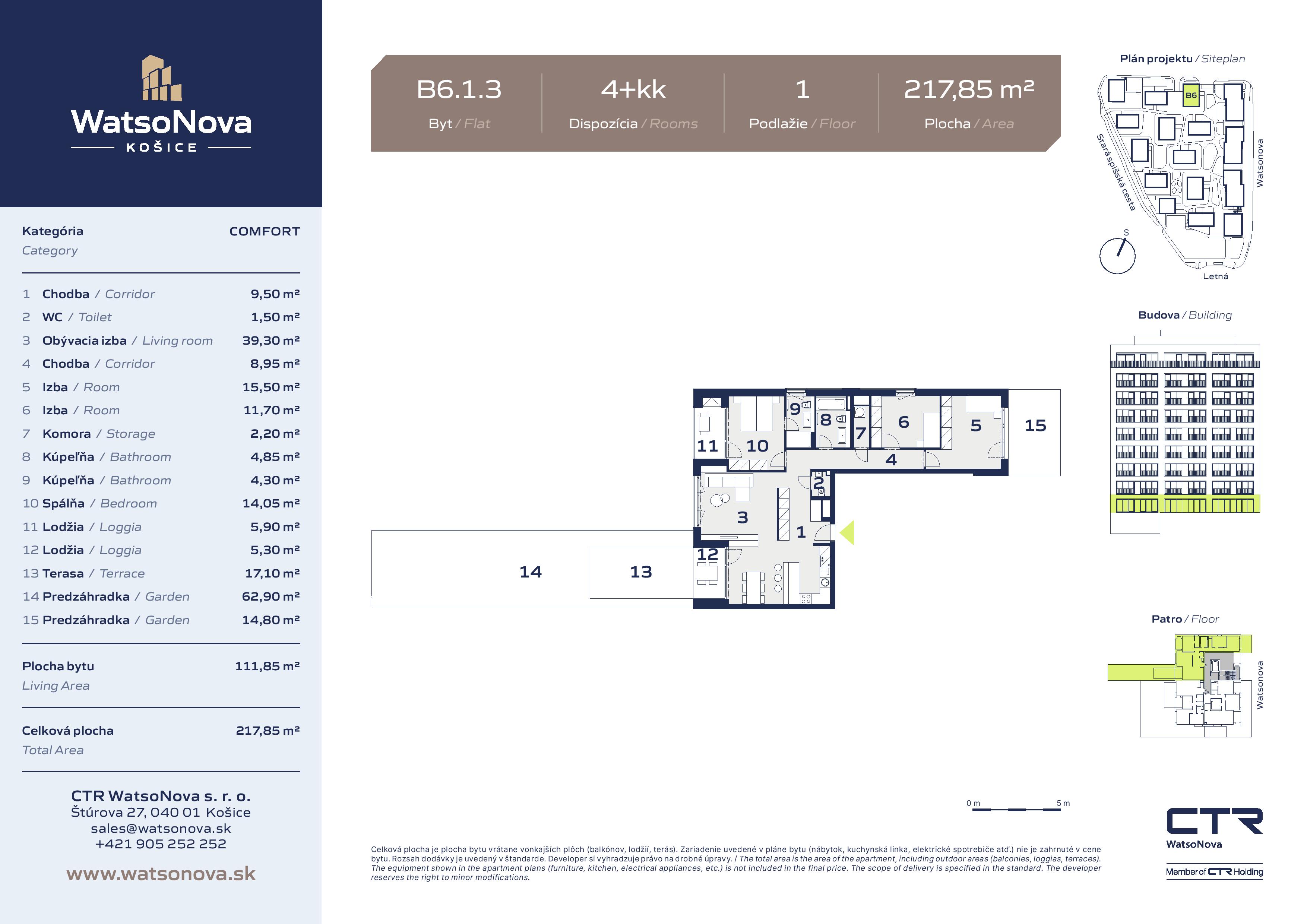 WatsoNova - B6.1.3 - Pôdorys