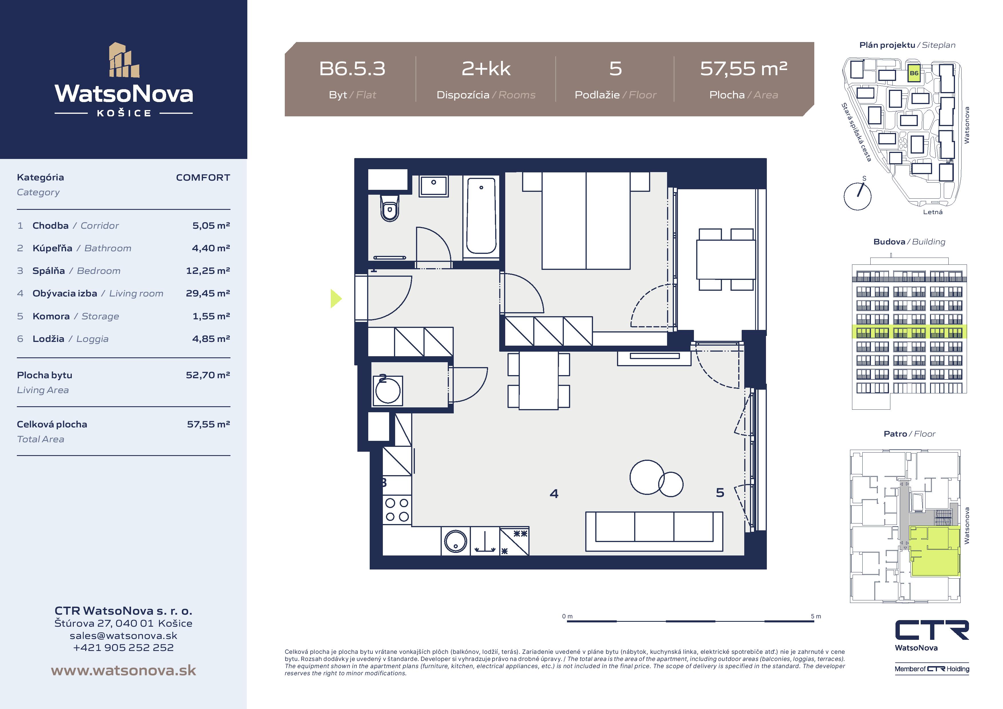 WatsoNova - B6.5.3 - Pôdorys