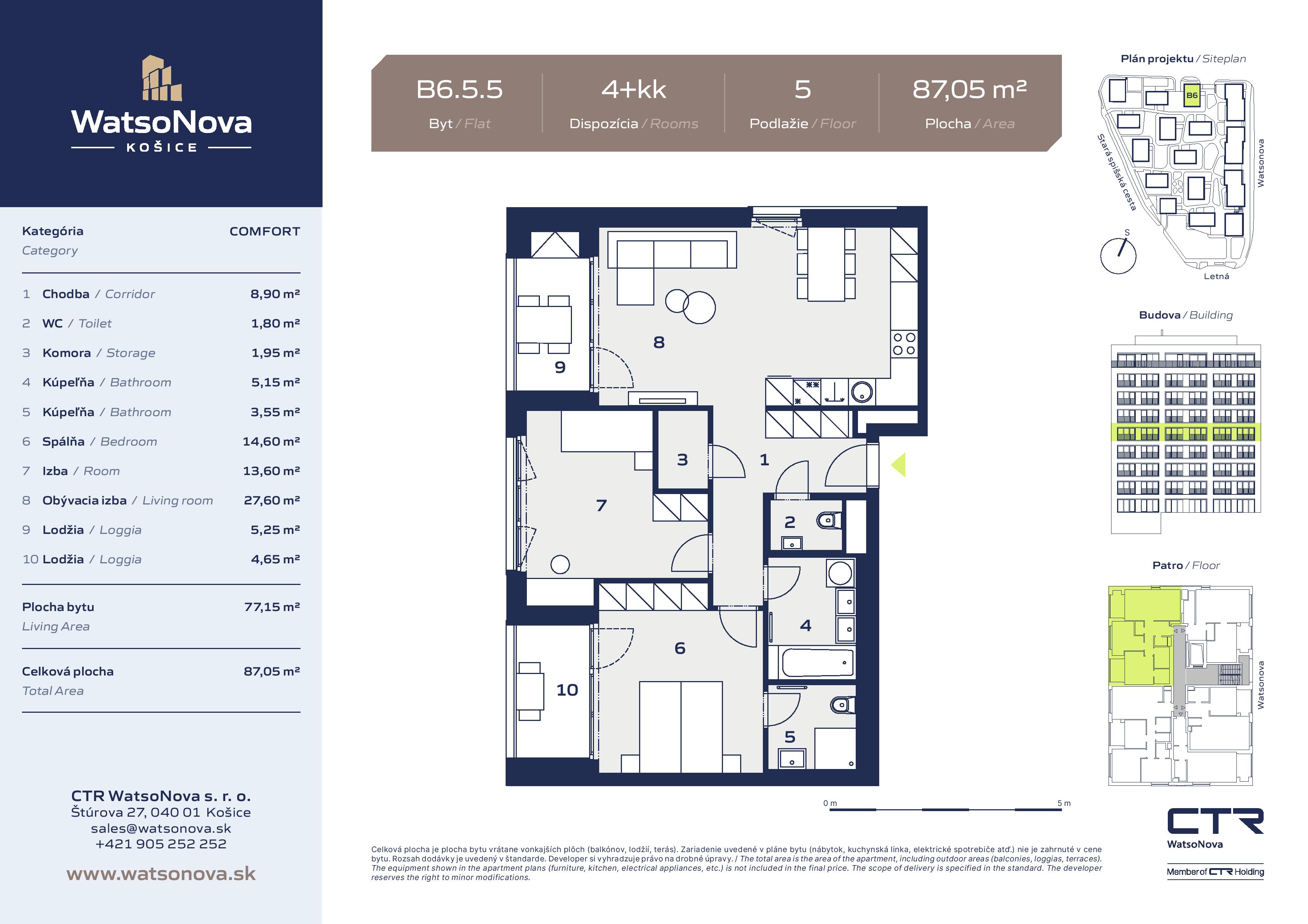 WatsoNova - B6.5.5 - Pôdorys