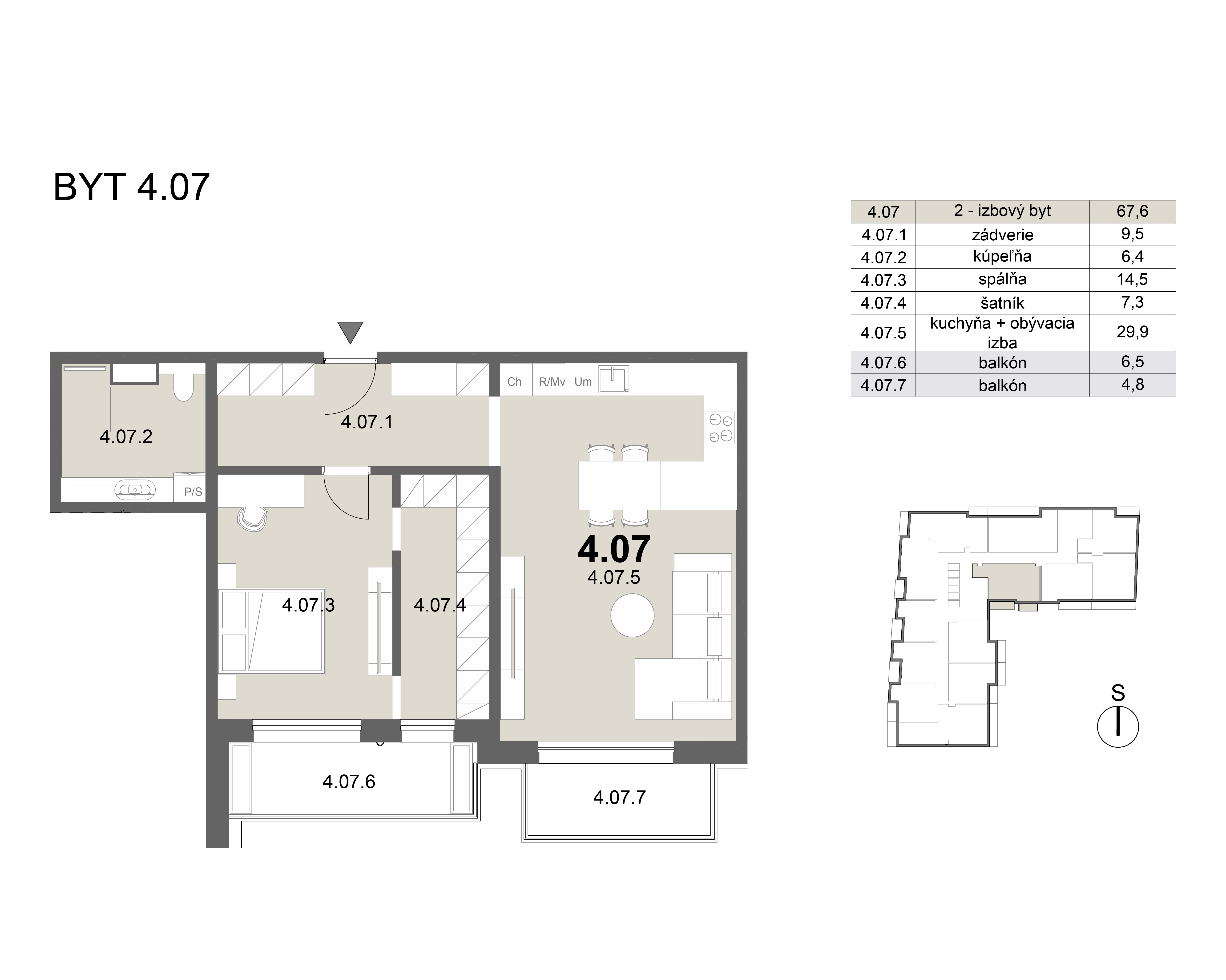 Zion residence - 4.07 - Pôdorys